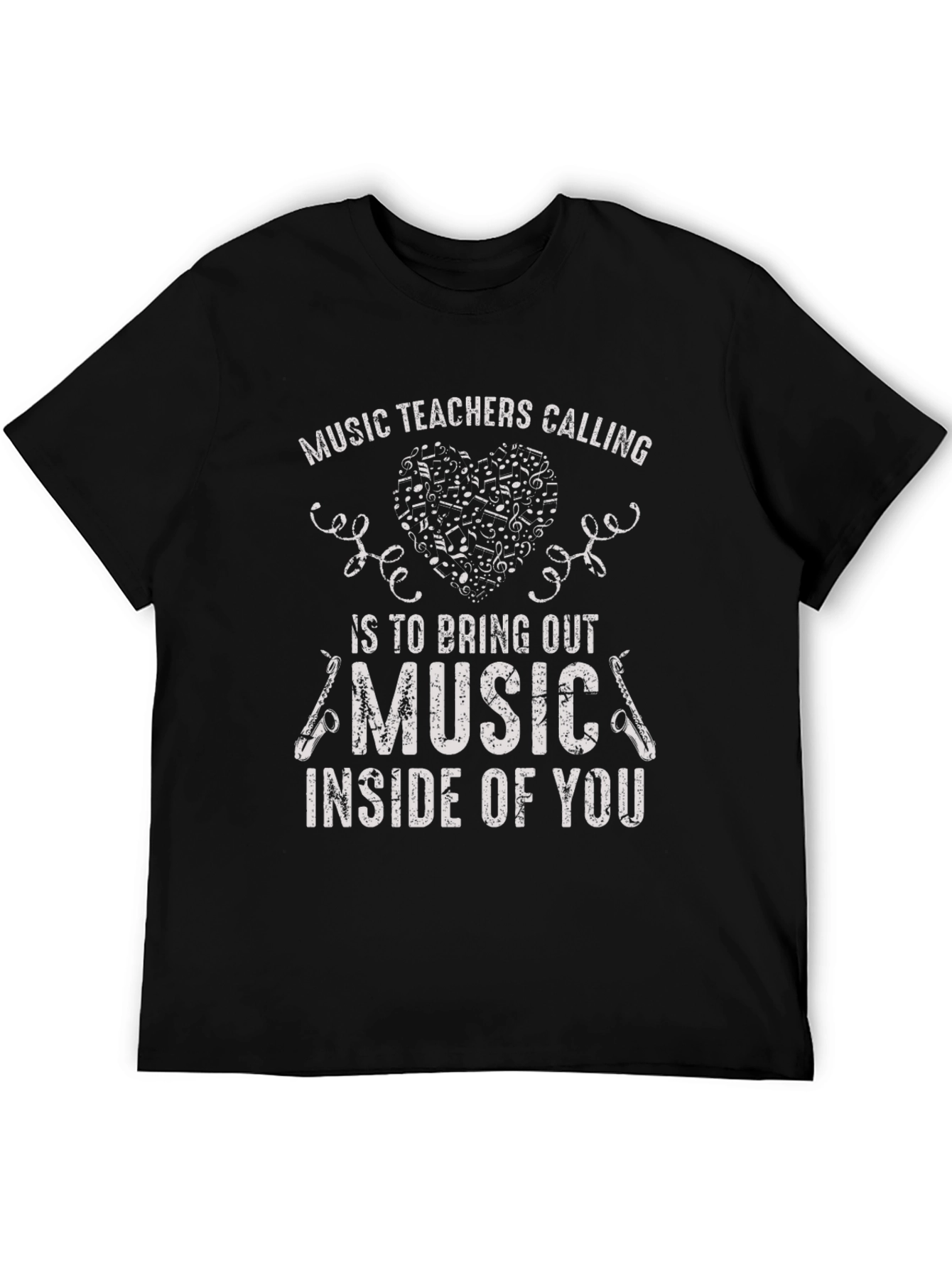 Music Teacher Graphic Tee - Inspire with Music
