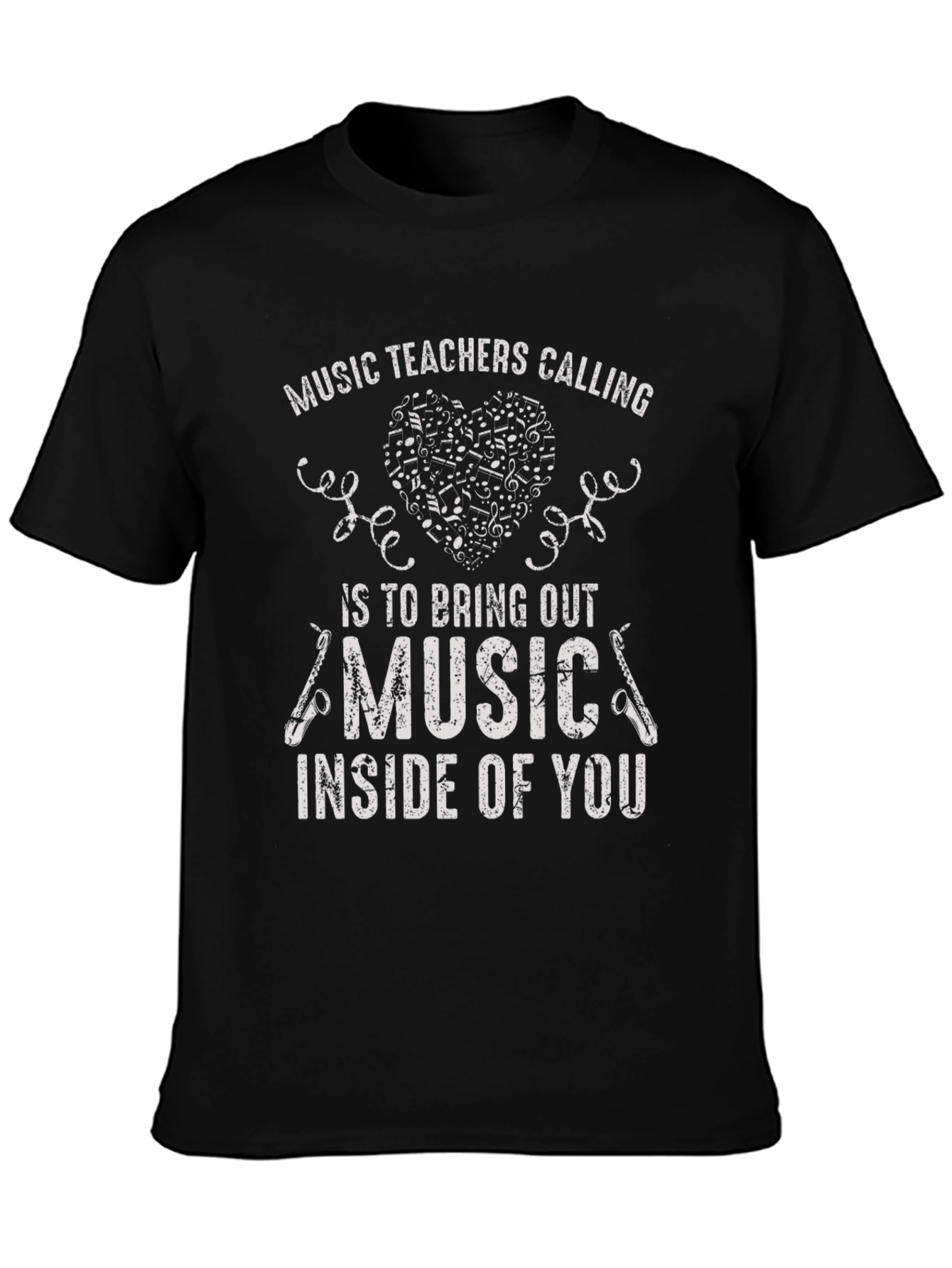 Music Teacher Graphic Tee - Inspire with Music