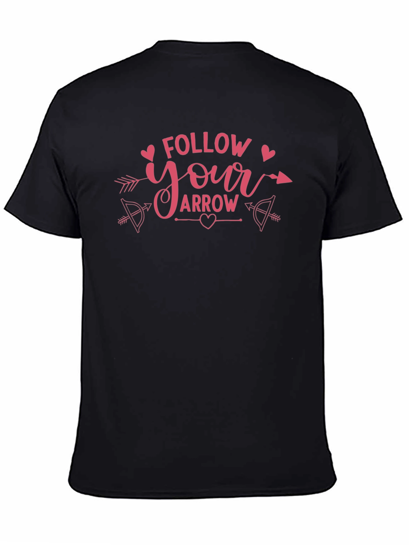 Follow Your Arrow Black Tee