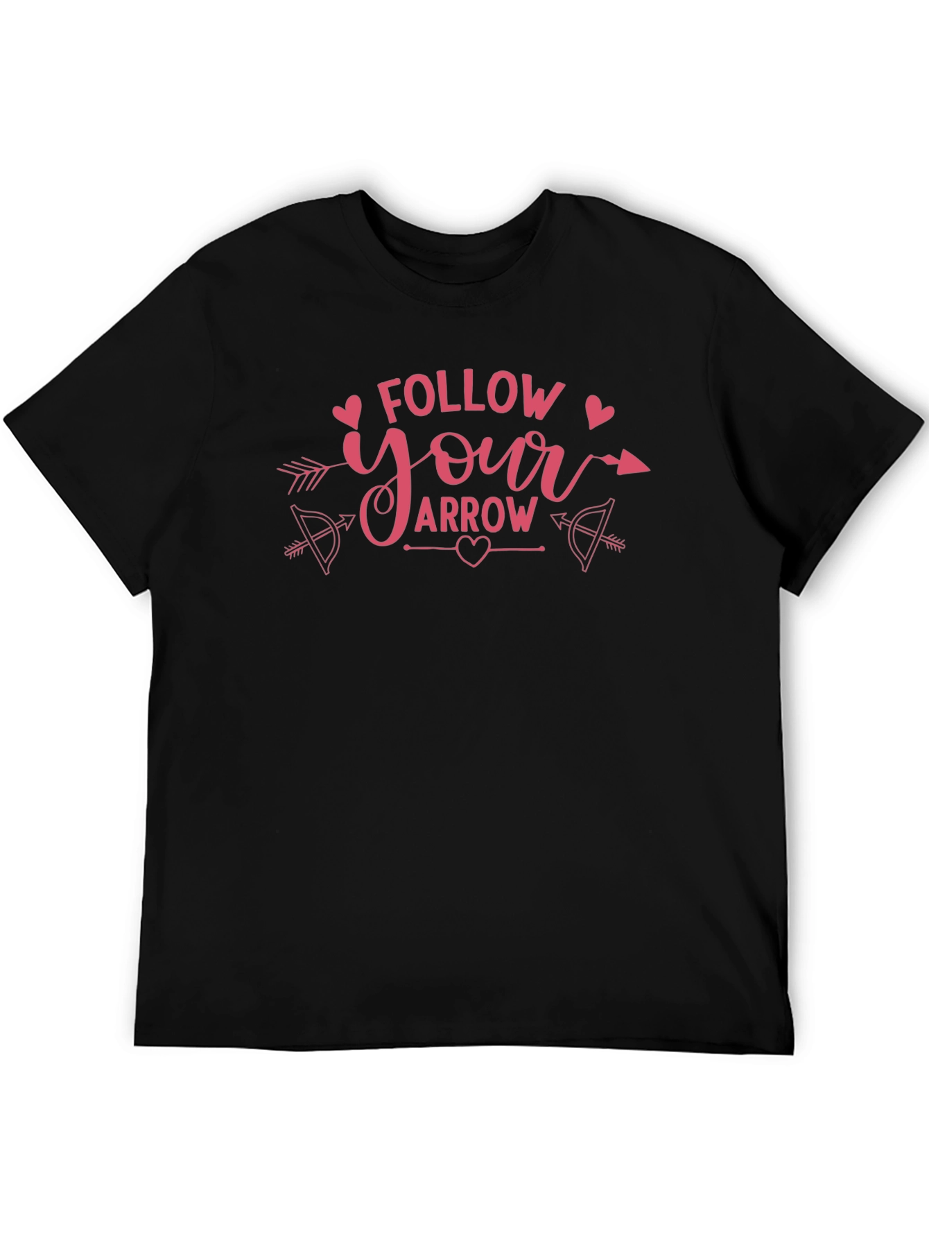 Follow Your Arrow Black Tee