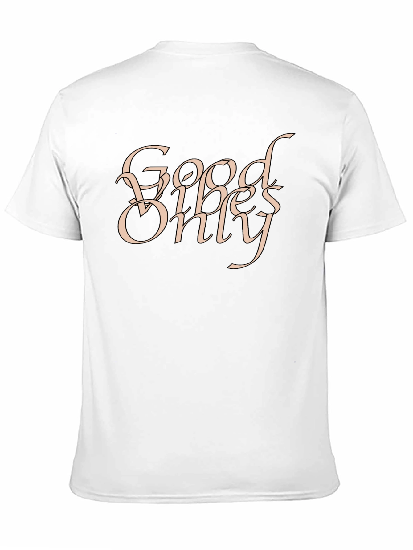 Good Vibes Only Graphic Black T-Shirt