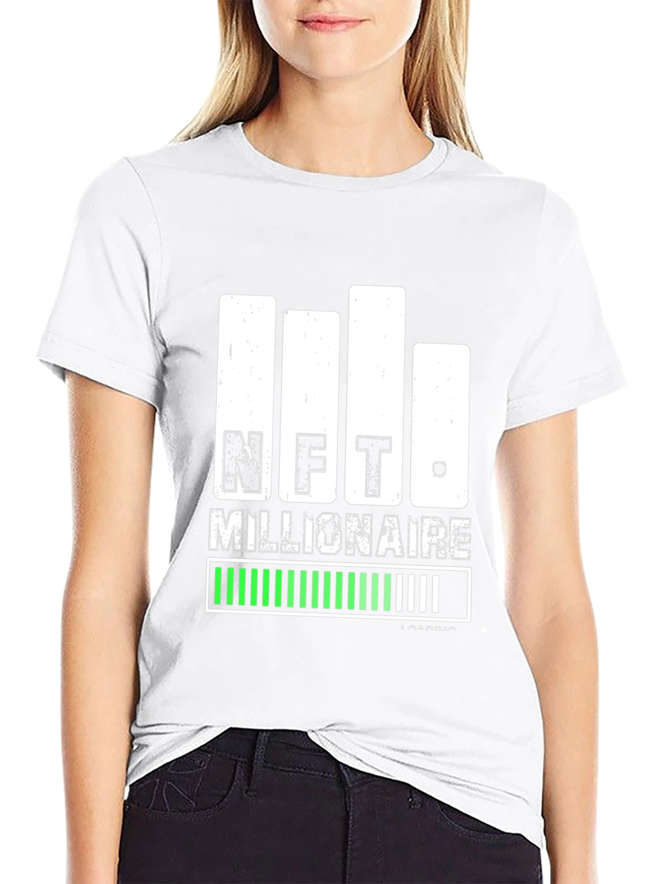 NFT Millionaire Loading Black T-Shirt
