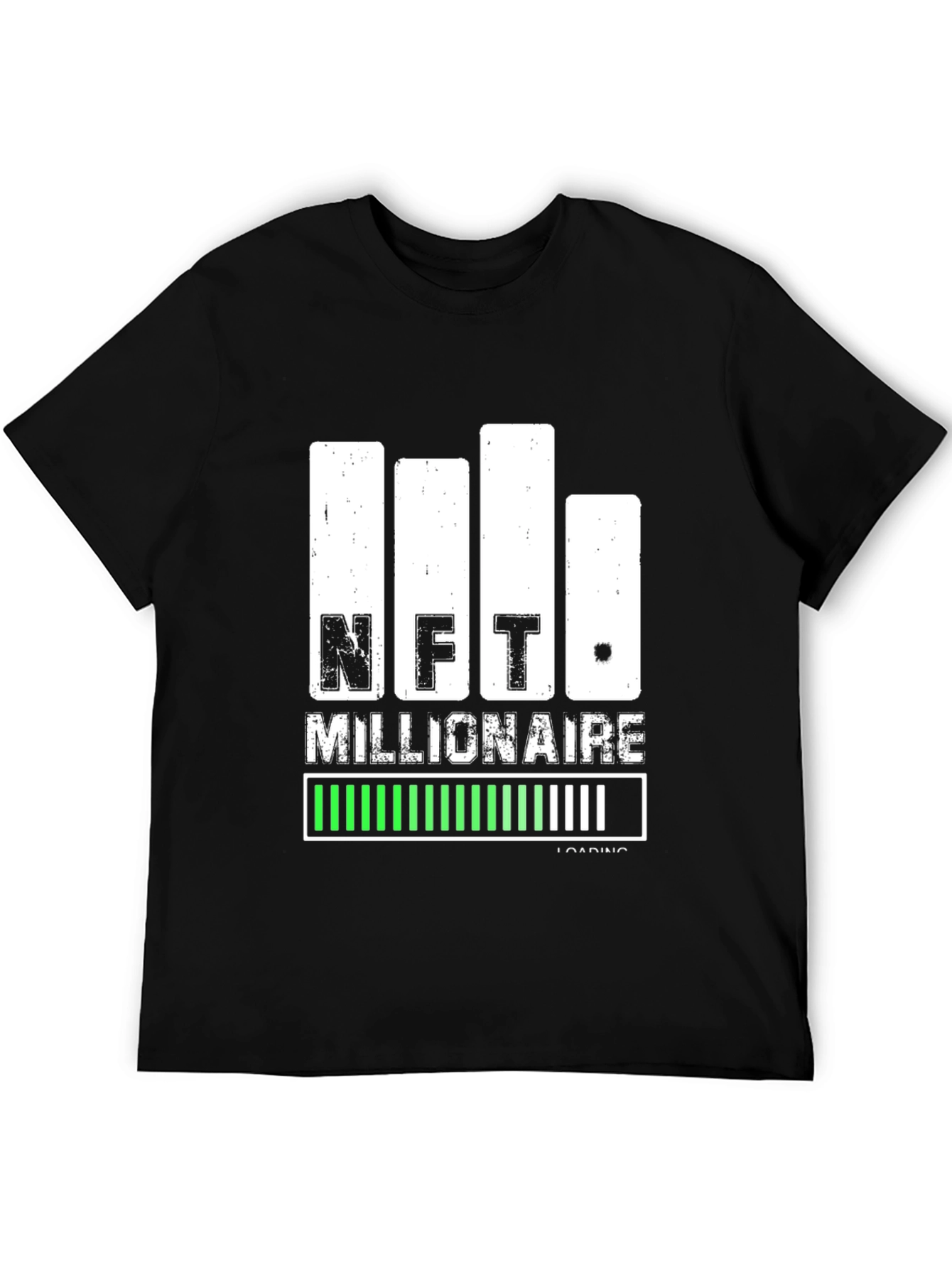 NFT Millionaire Loading Black T-Shirt