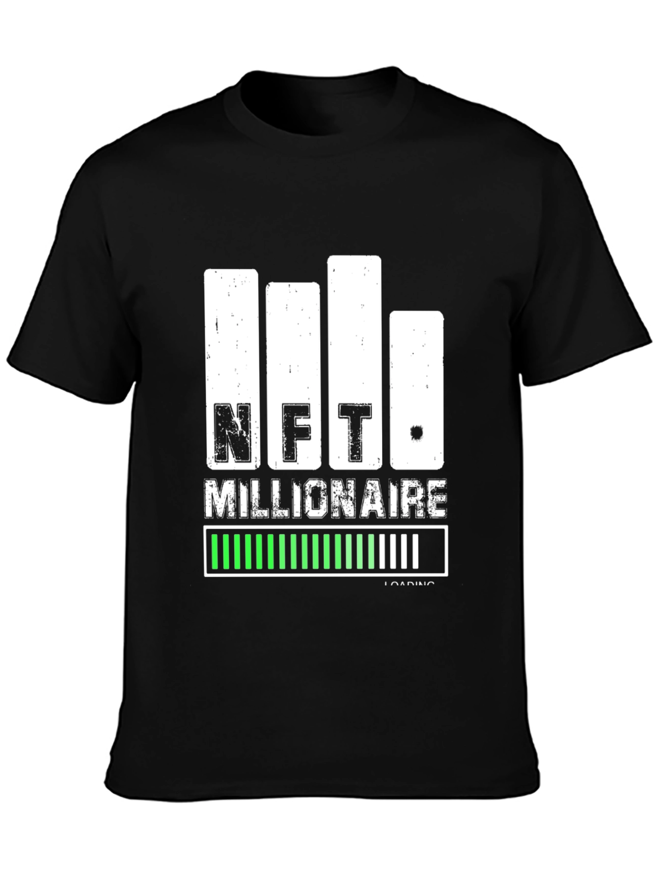 NFT Millionaire Loading Black T-Shirt