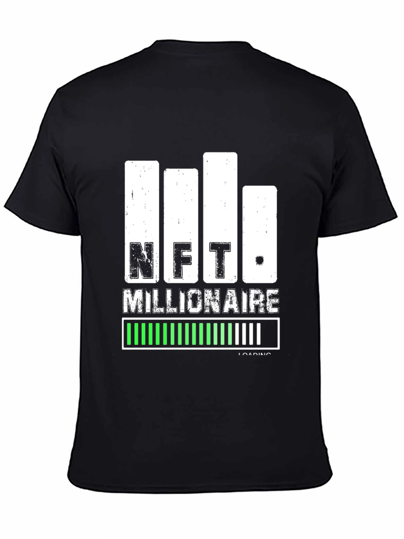 NFT Millionaire Loading Black T-Shirt