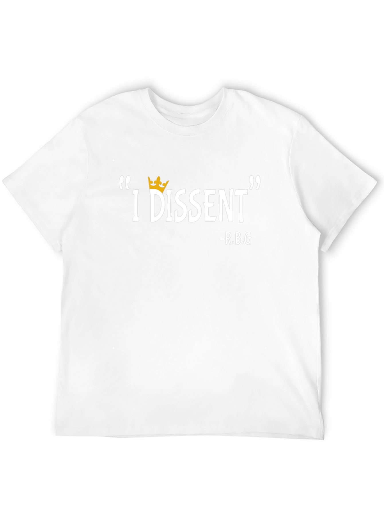 I Dissent RBG Black T-Shirt