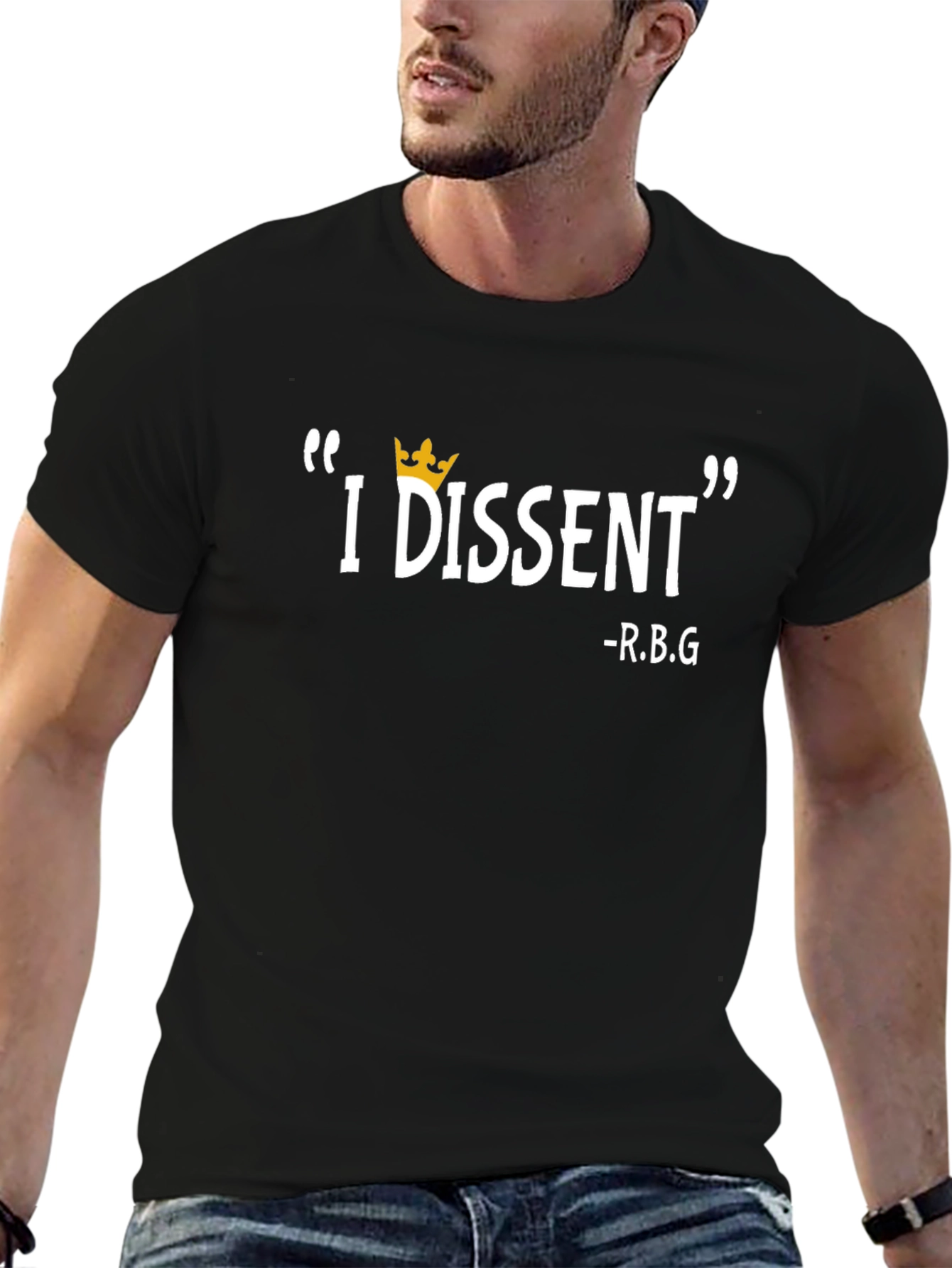 I Dissent RBG Black T-Shirt