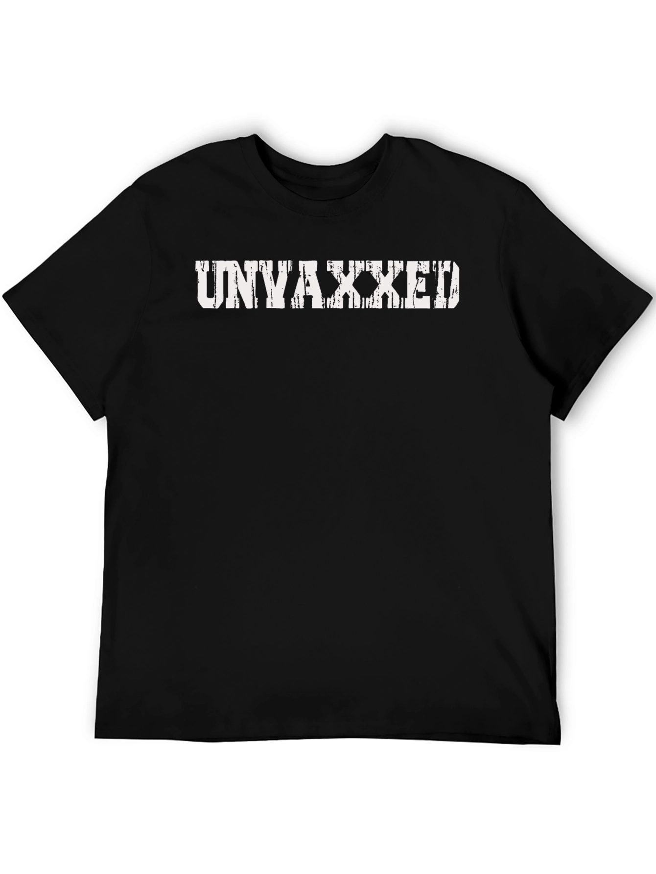 Unvaxxed Black T-Shirt - Statement Tee