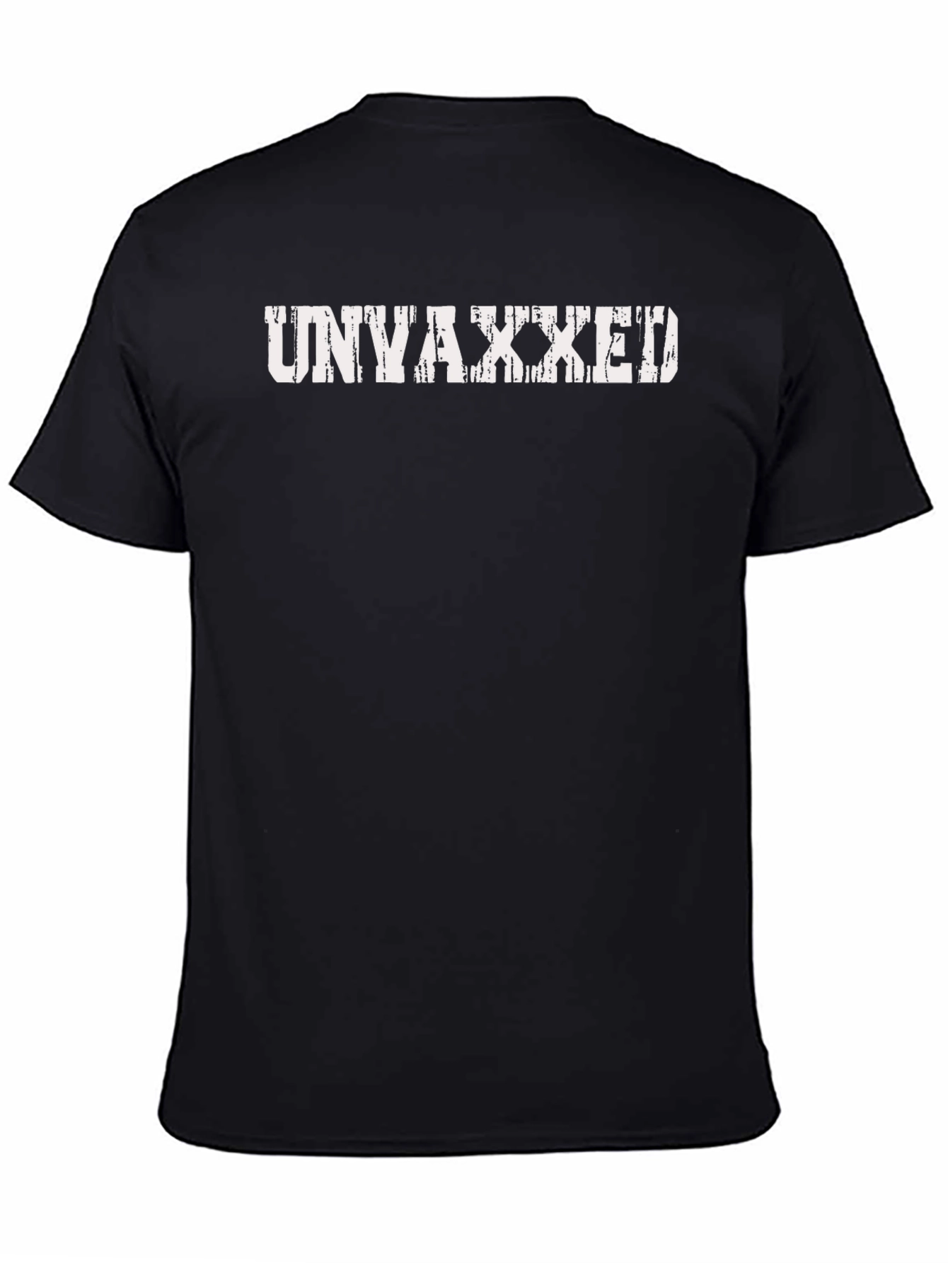 Unvaxxed Black T-Shirt - Statement Tee