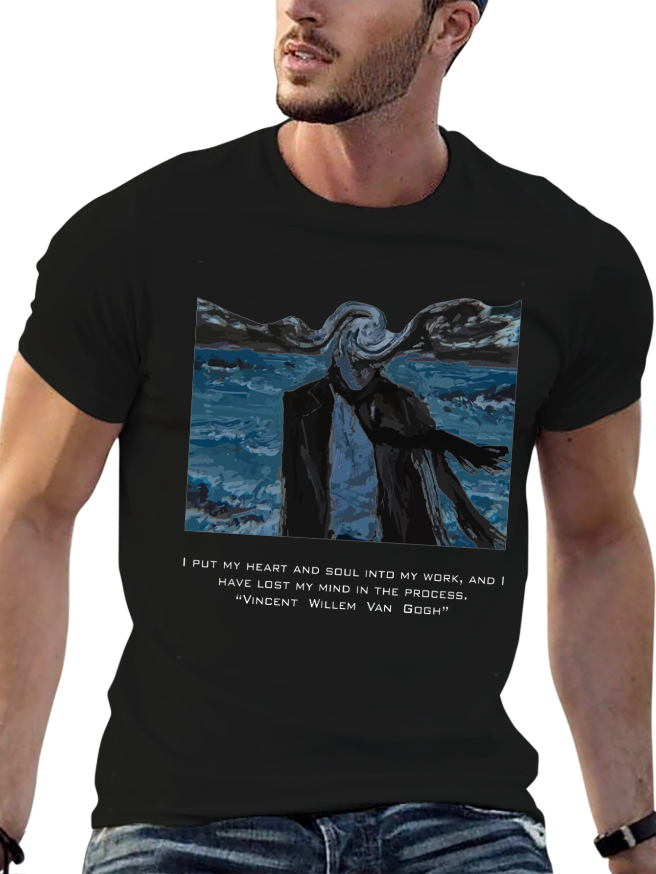 Van Gogh Quote Graphic T-Shirt