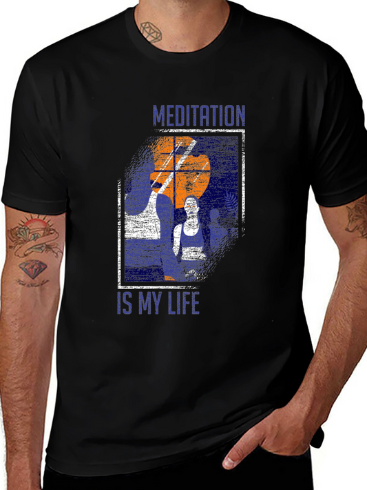 Meditation Is My Life Graphic T-Shirt