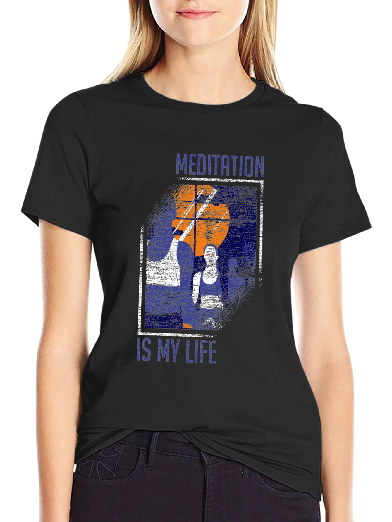 Meditation Is My Life Graphic T-Shirt