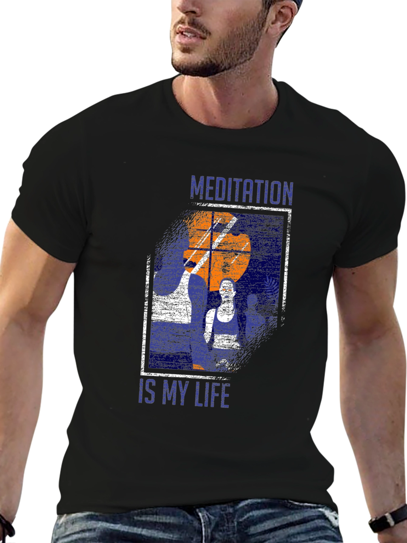 Meditation Is My Life Graphic T-Shirt