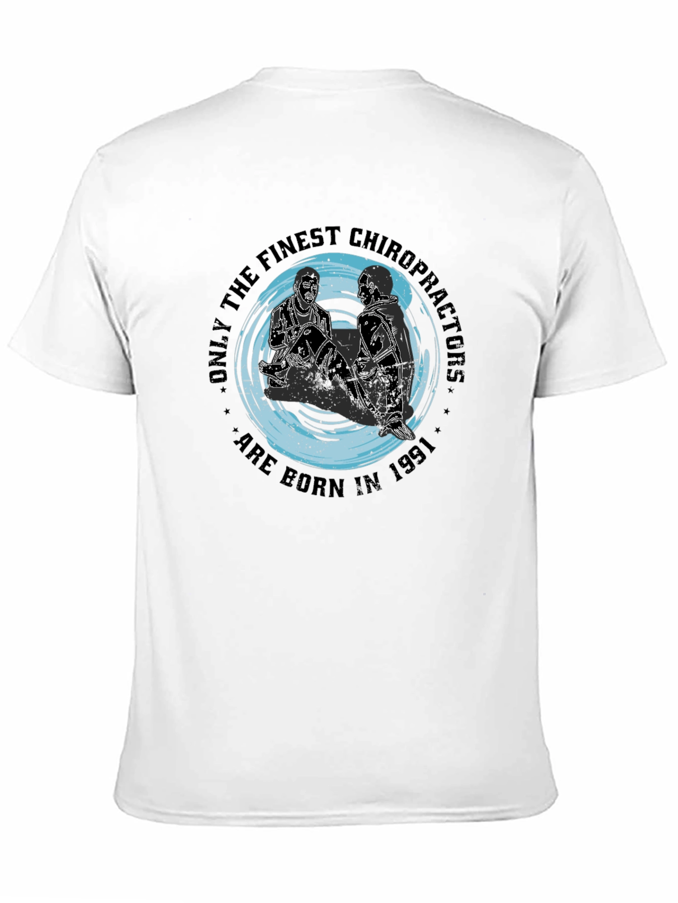 Finest Chiropractor 1991 Black T-Shirt