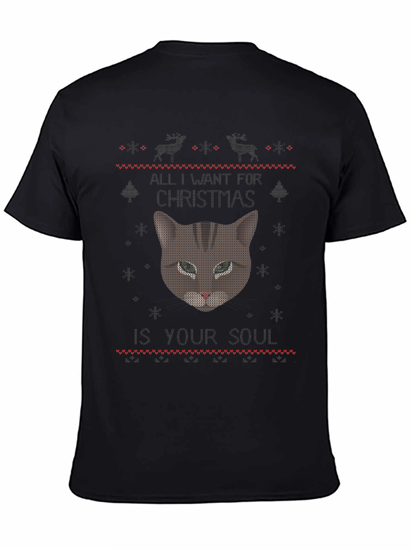 Soul Snatching Christmas Cat T-Shirt