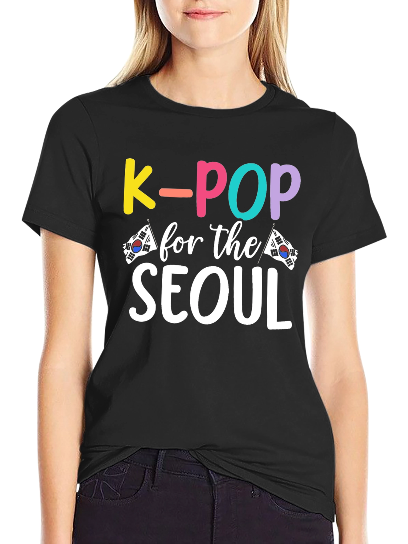 K-Pop for the Seoul Black T-Shirt