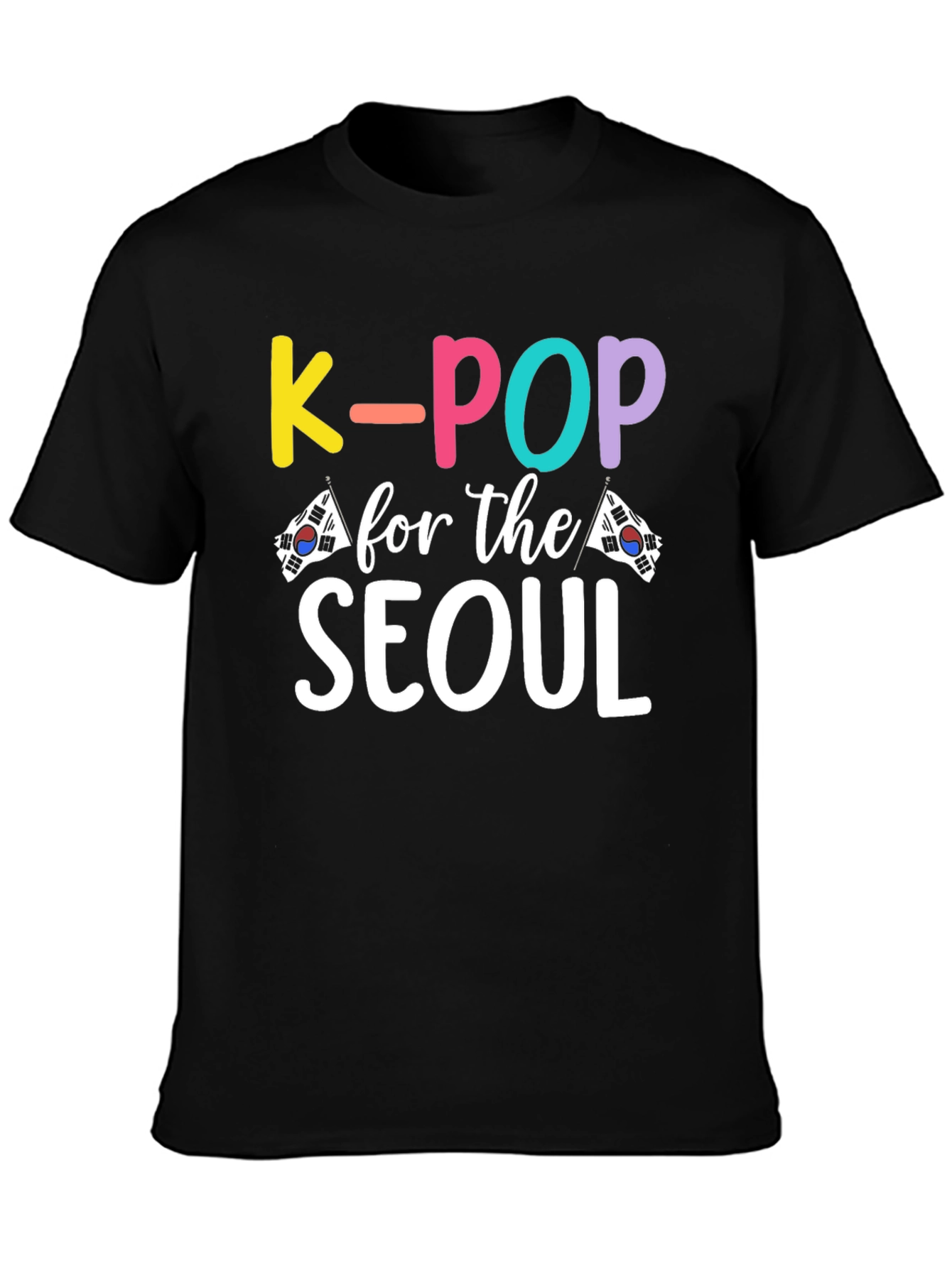K-Pop for the Seoul Black T-Shirt