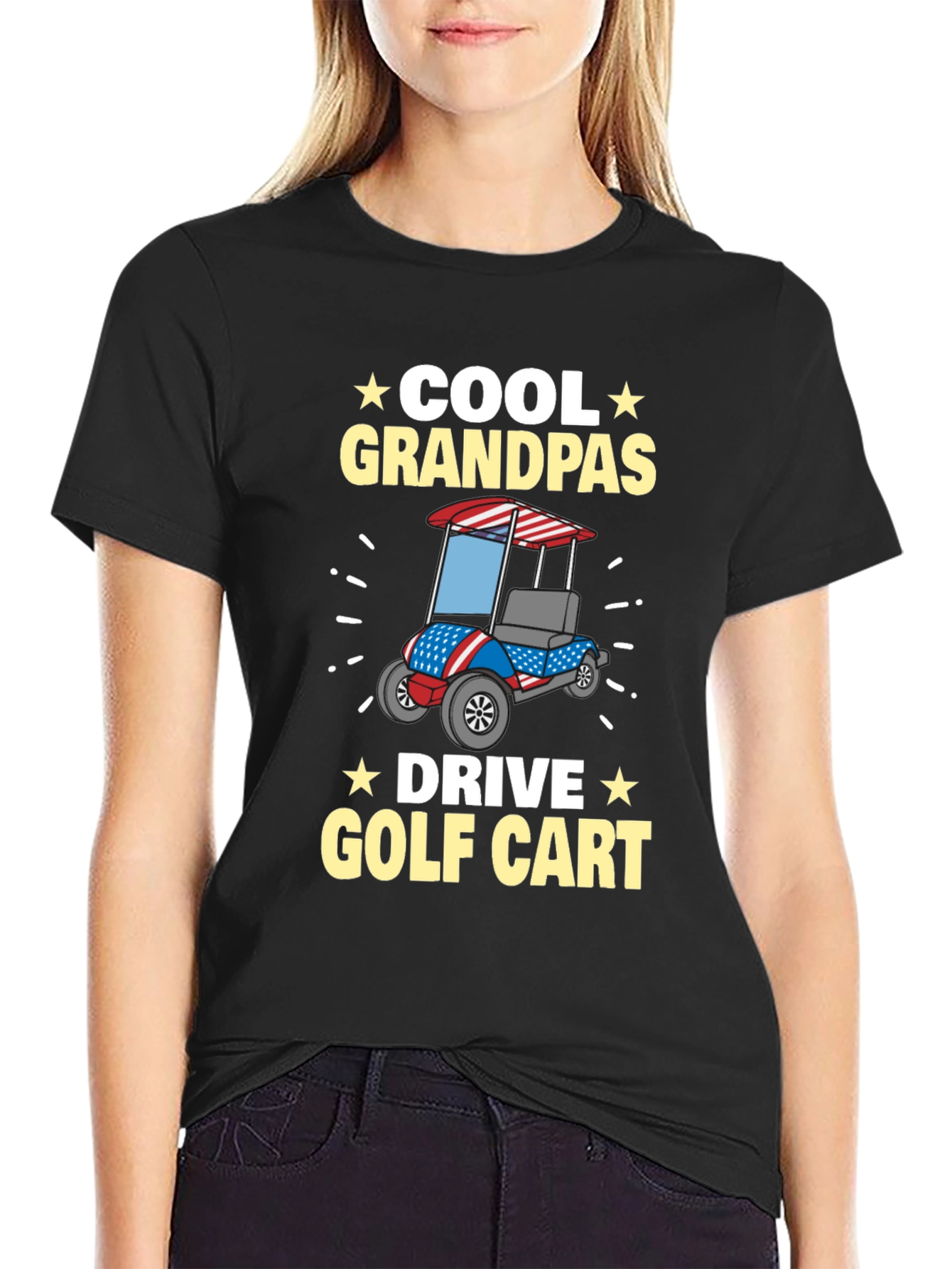 Cool Grandpas Drive Golf Cart T-Shirt