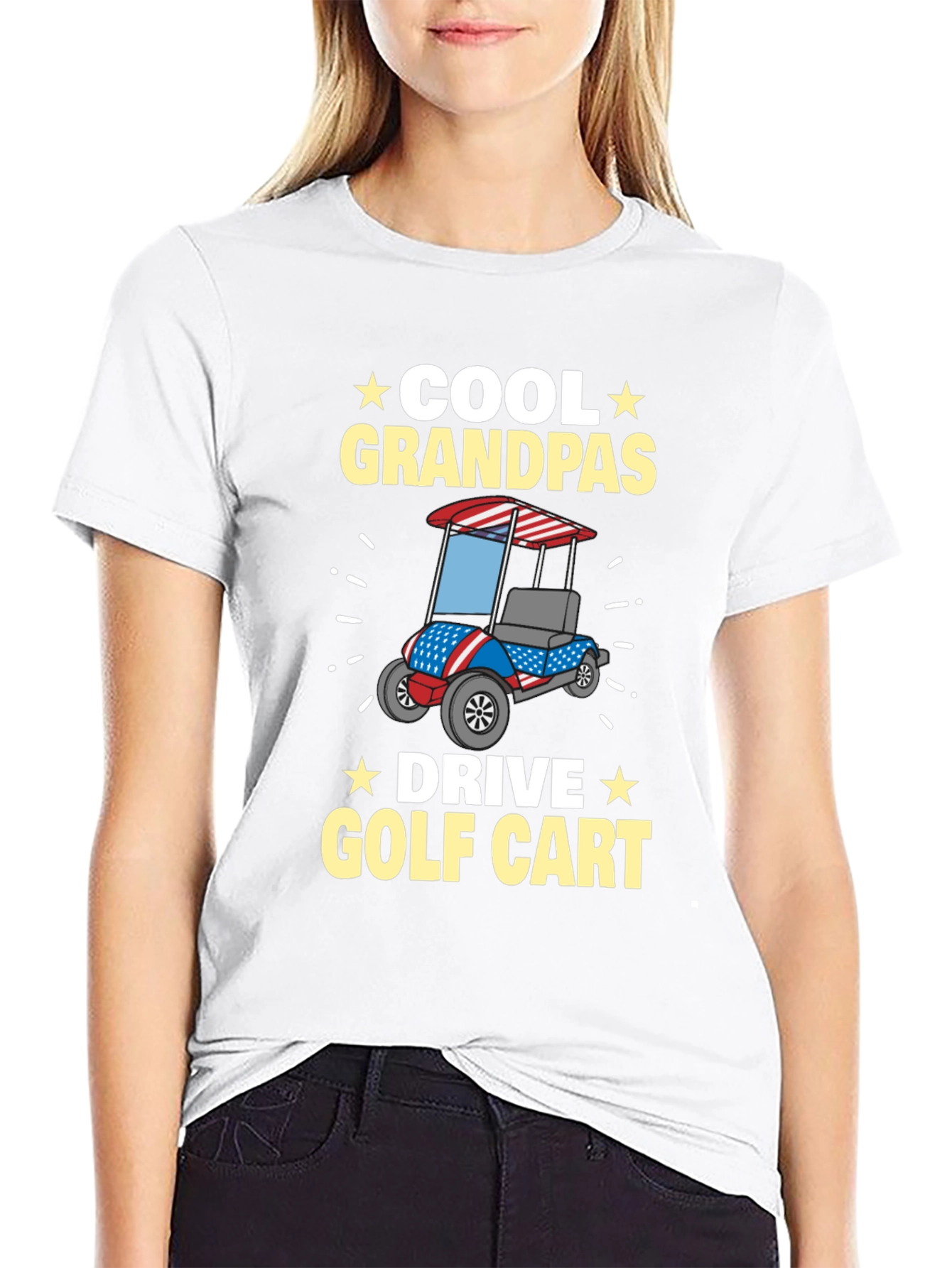 Cool Grandpas Drive Golf Cart T-Shirt