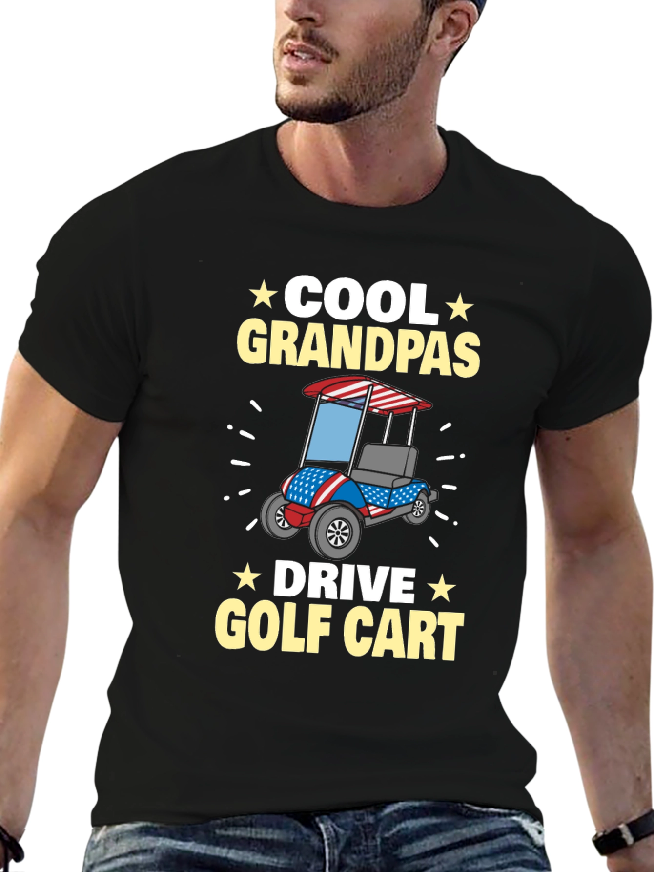 Cool Grandpas Drive Golf Cart T-Shirt