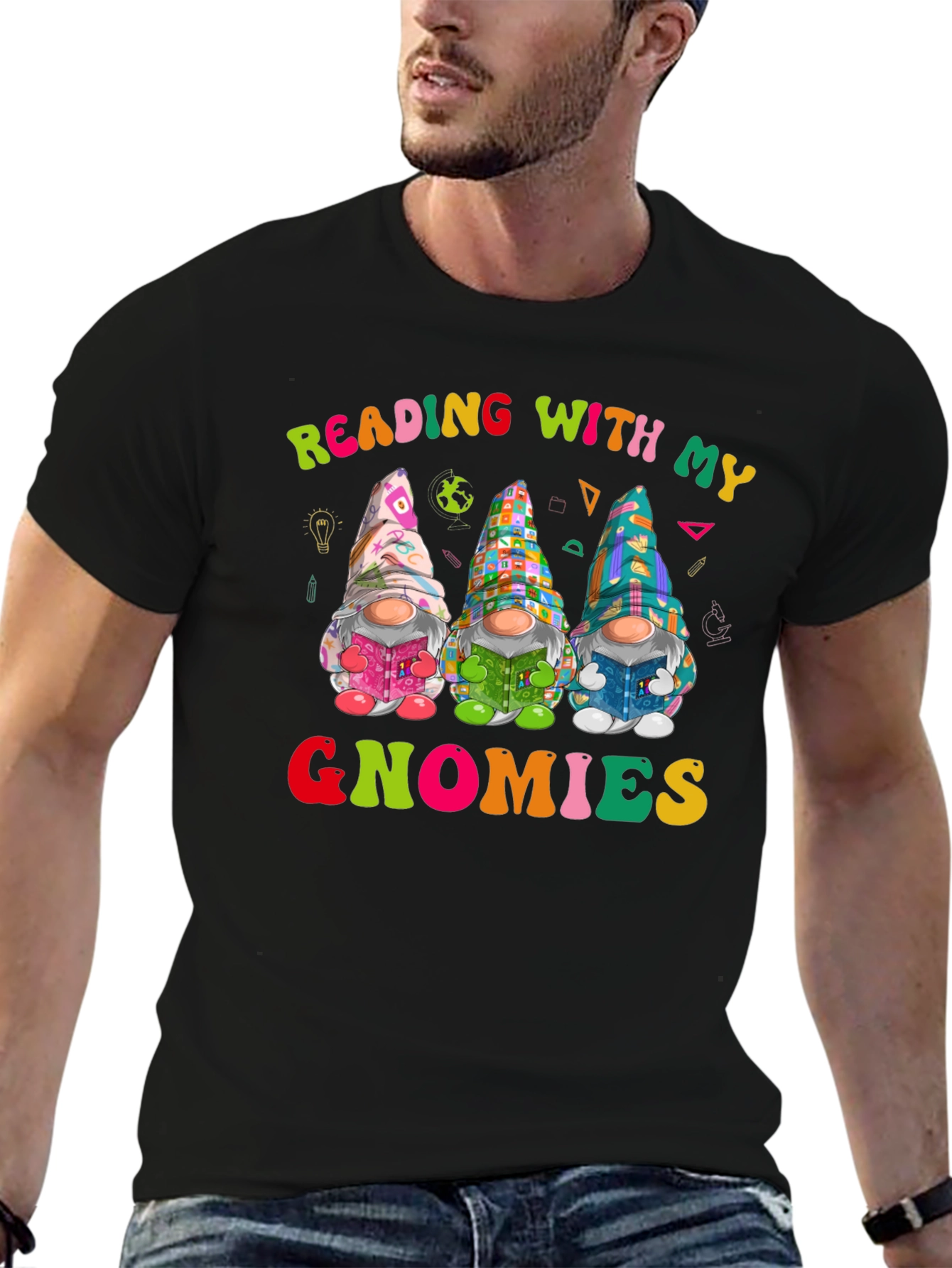 Reading with My Gnomies T-Shirt