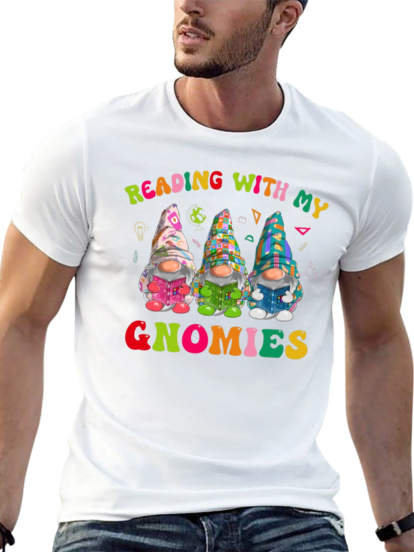 Reading with My Gnomies T-Shirt