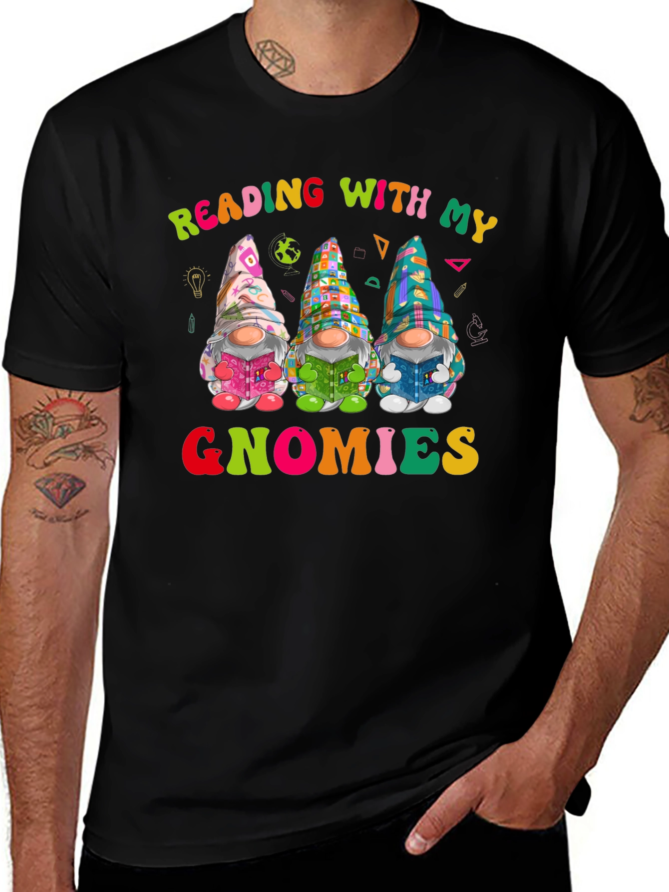 Reading with My Gnomies T-Shirt