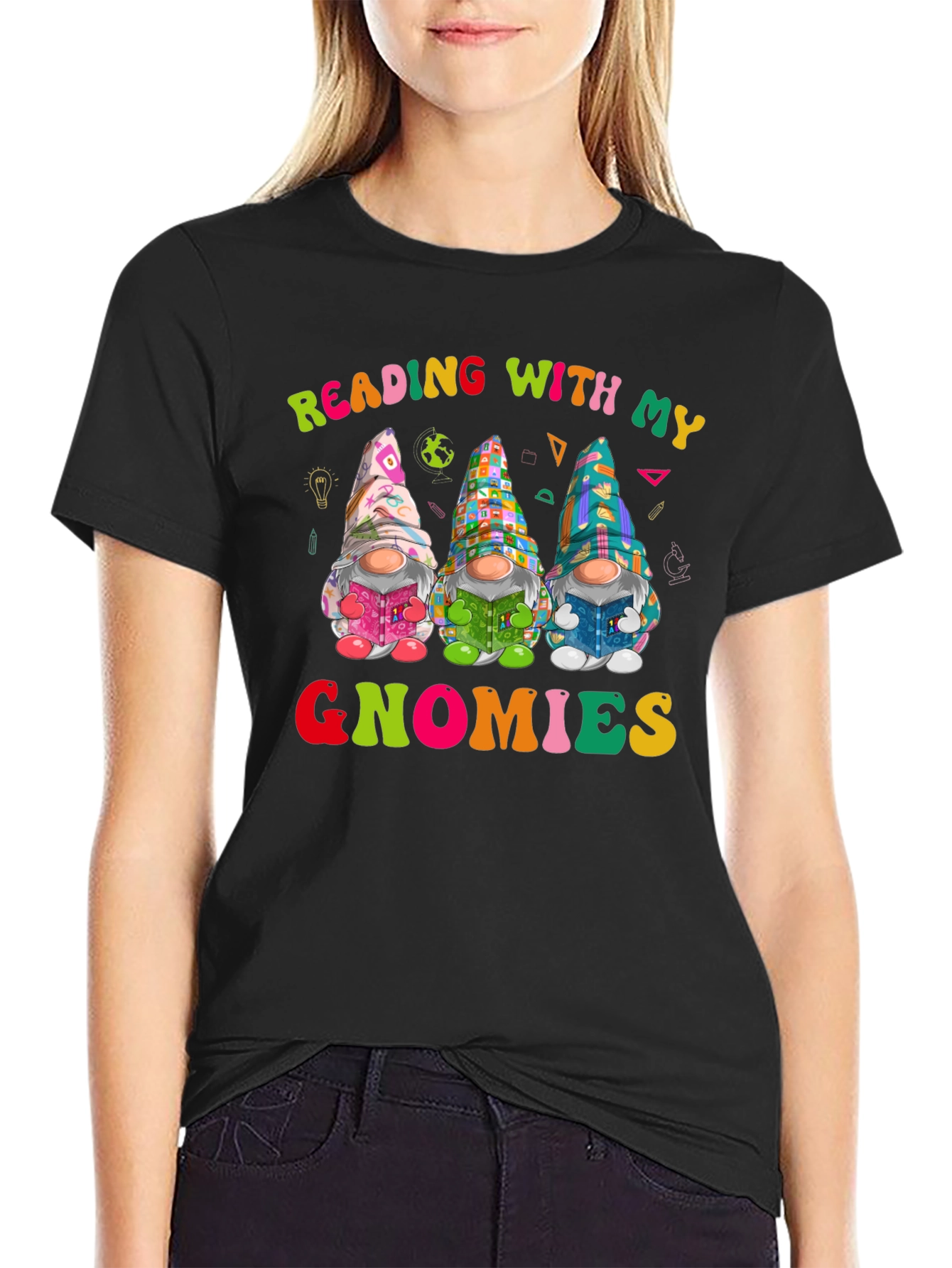 Reading with My Gnomies T-Shirt