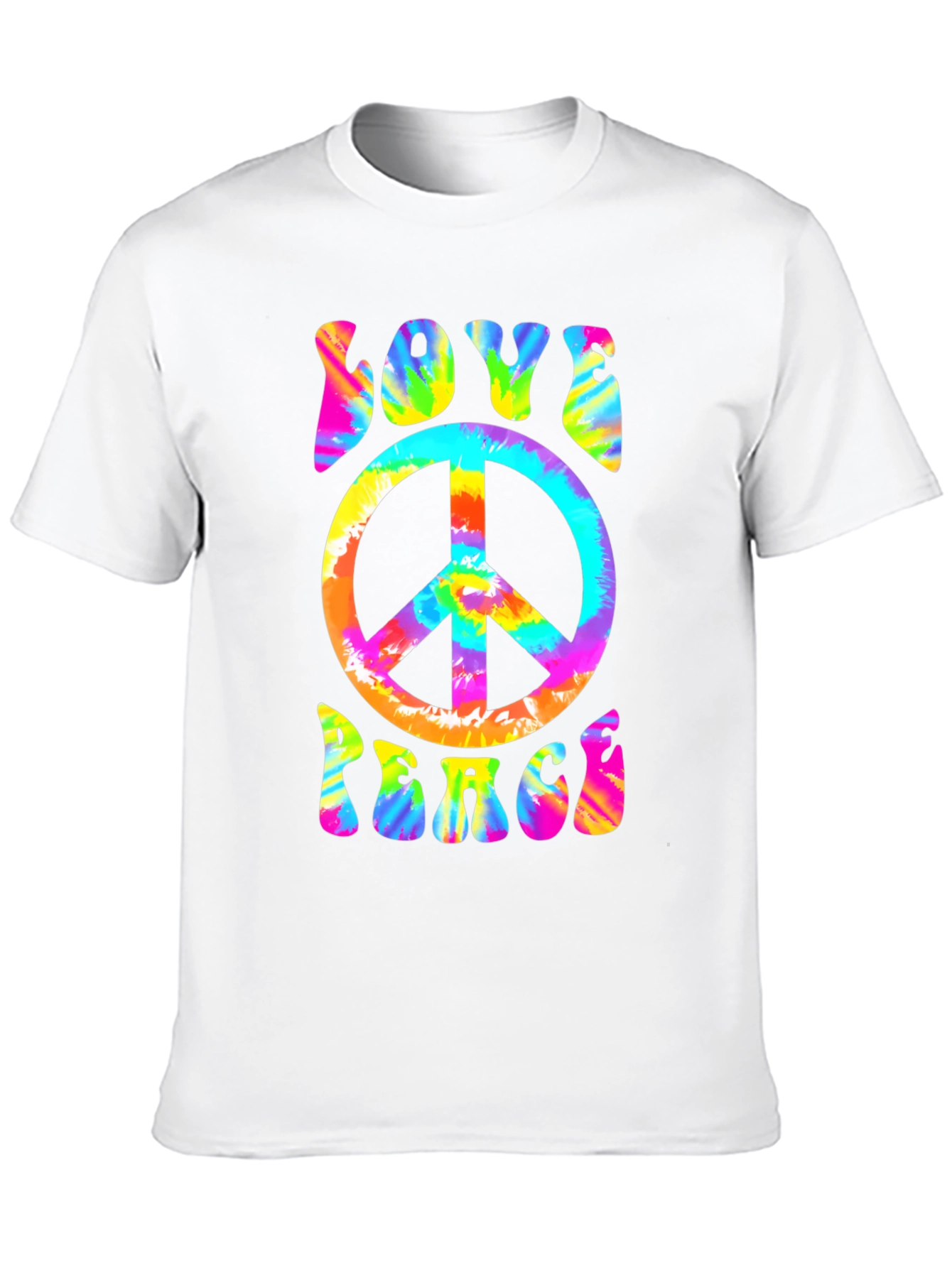 Love & Peace Tie-Dye T-Shirt