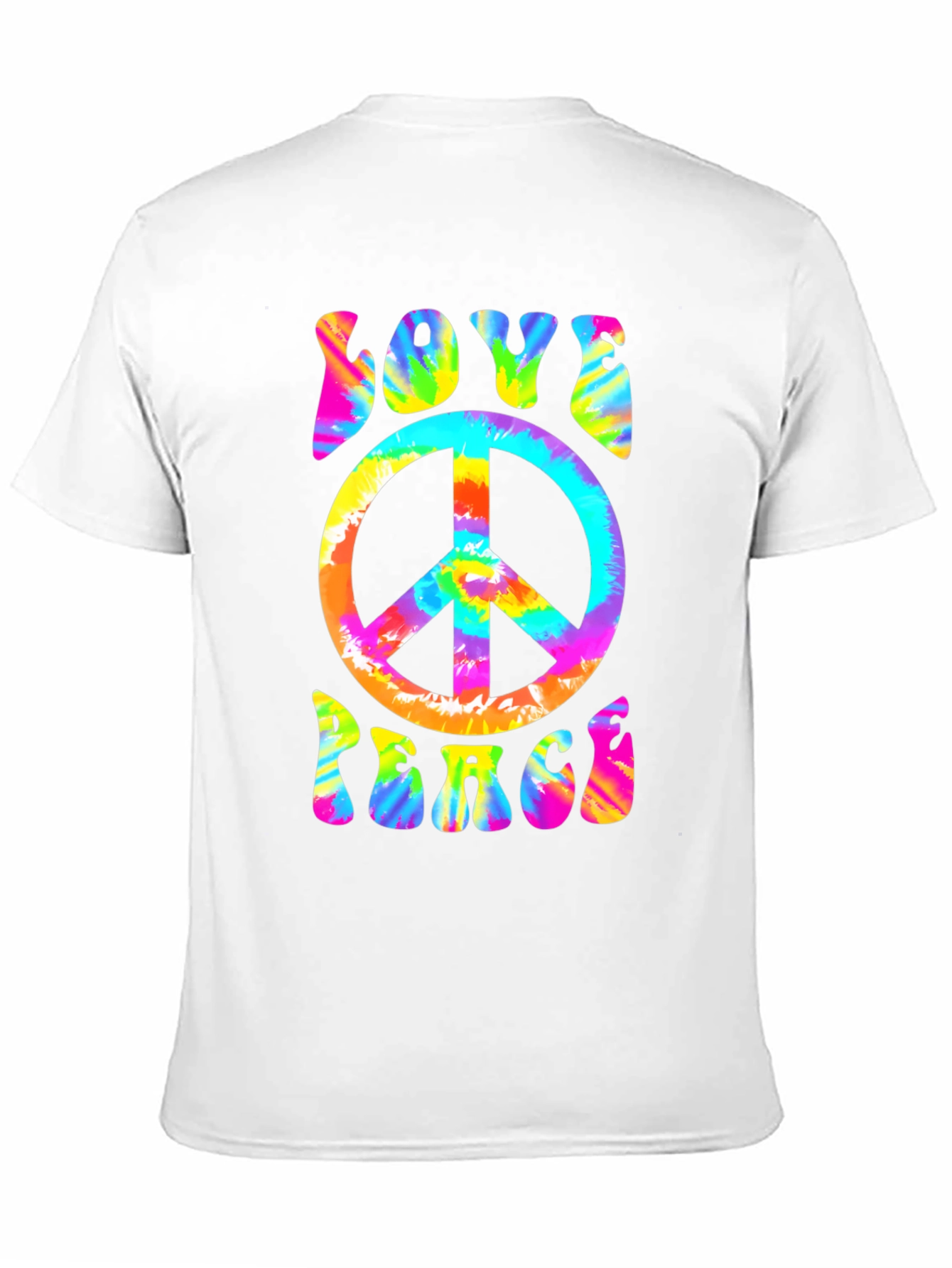 Love & Peace Tie-Dye T-Shirt