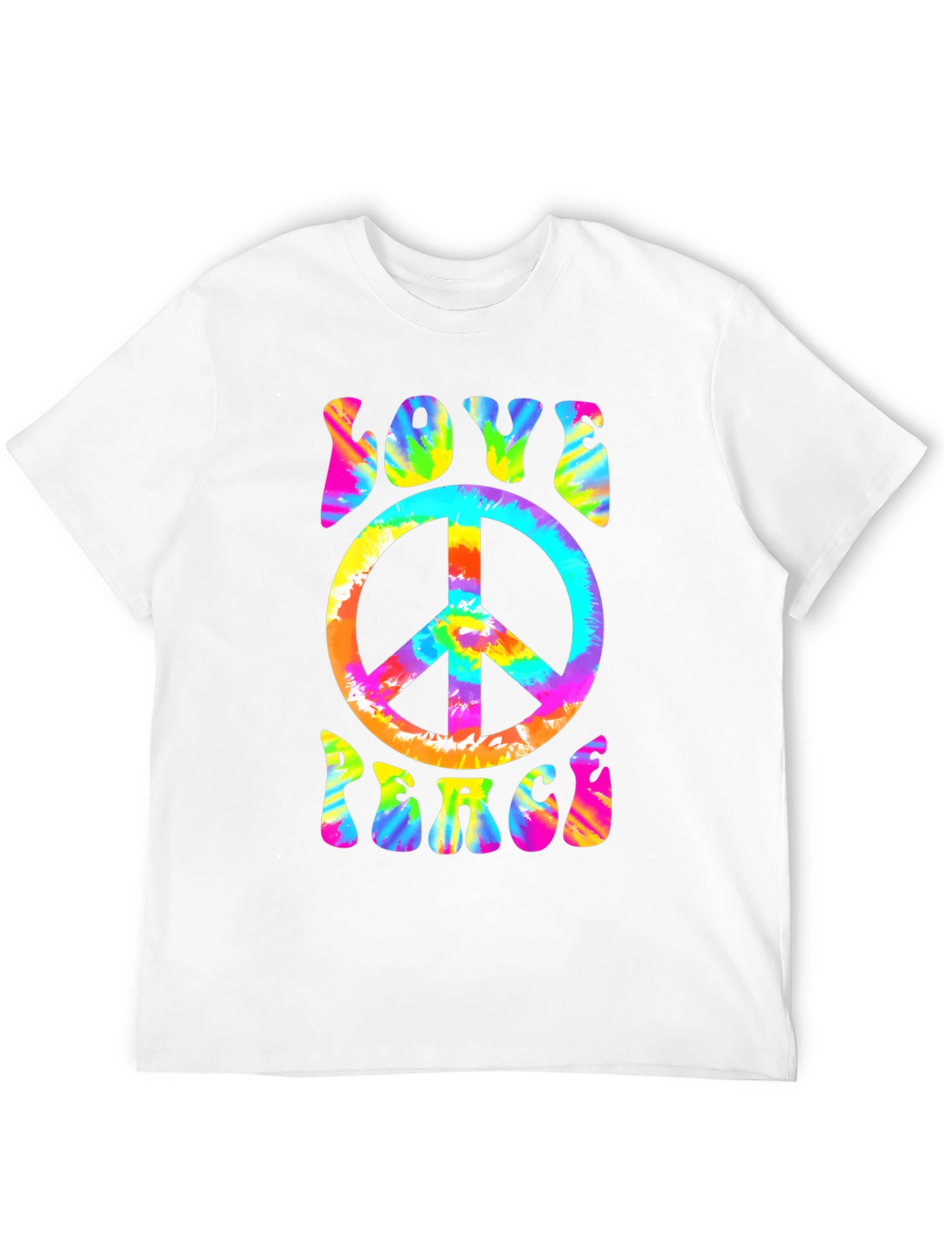 Love & Peace Tie-Dye T-Shirt