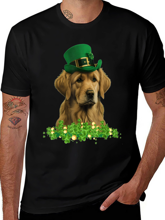 St. Patricks Day Golden Retriever T-Shirt
