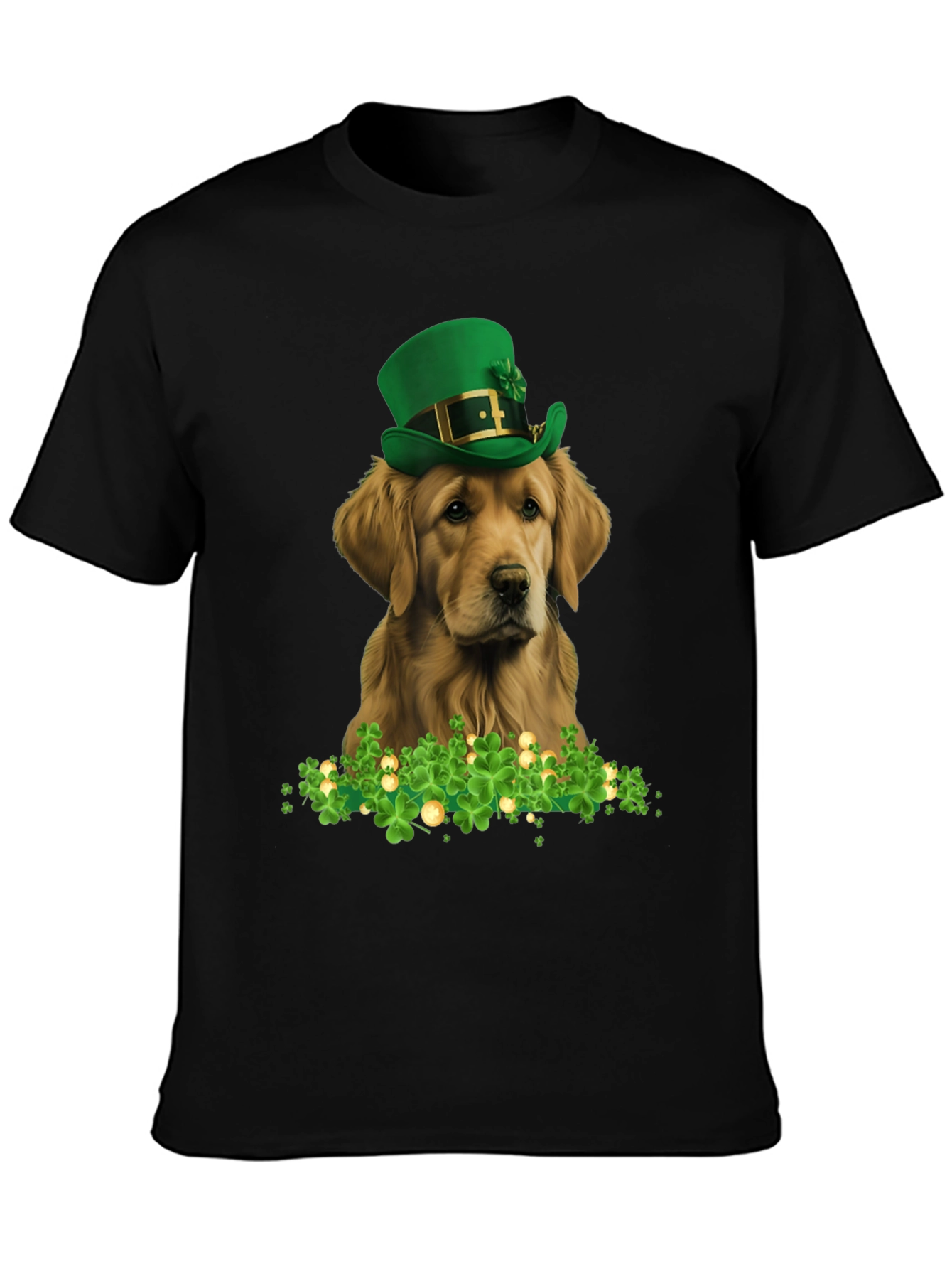 St. Patricks Day Golden Retriever T-Shirt