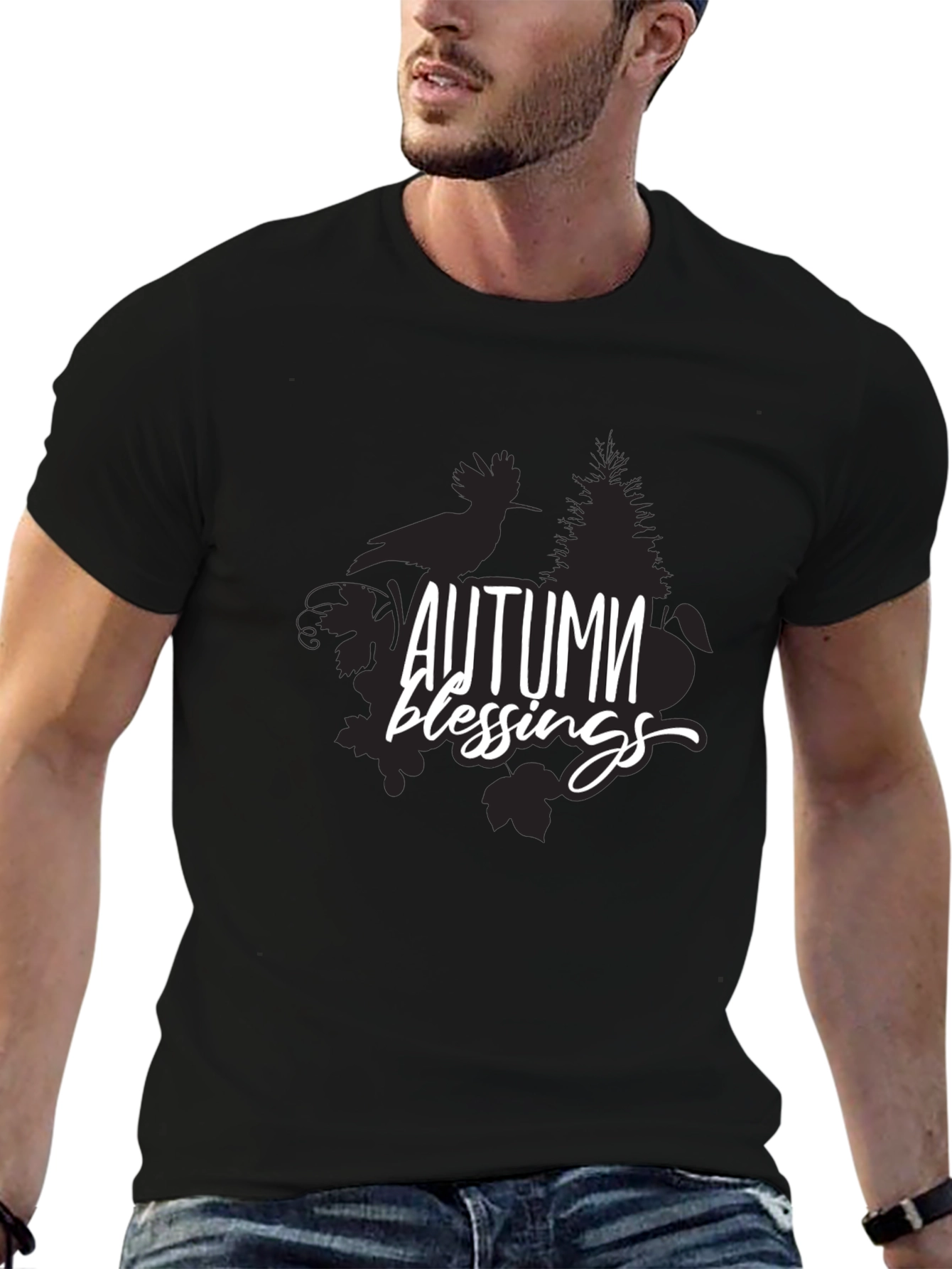 Autumn Blessings Graphic Tee - Stylish Fall Fashion