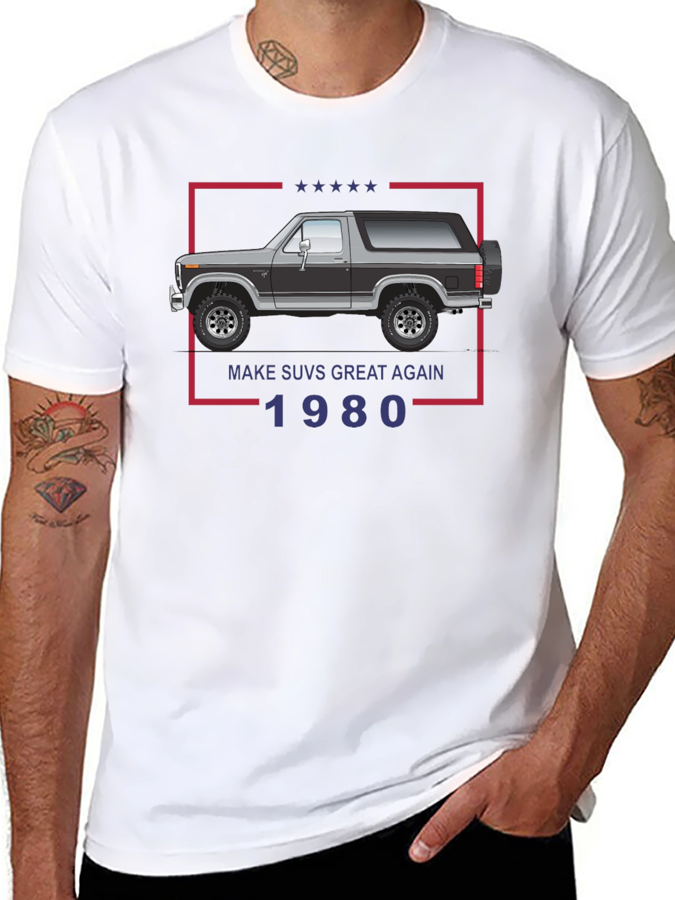 Make SUVs Great Again 1980s T-Shirt