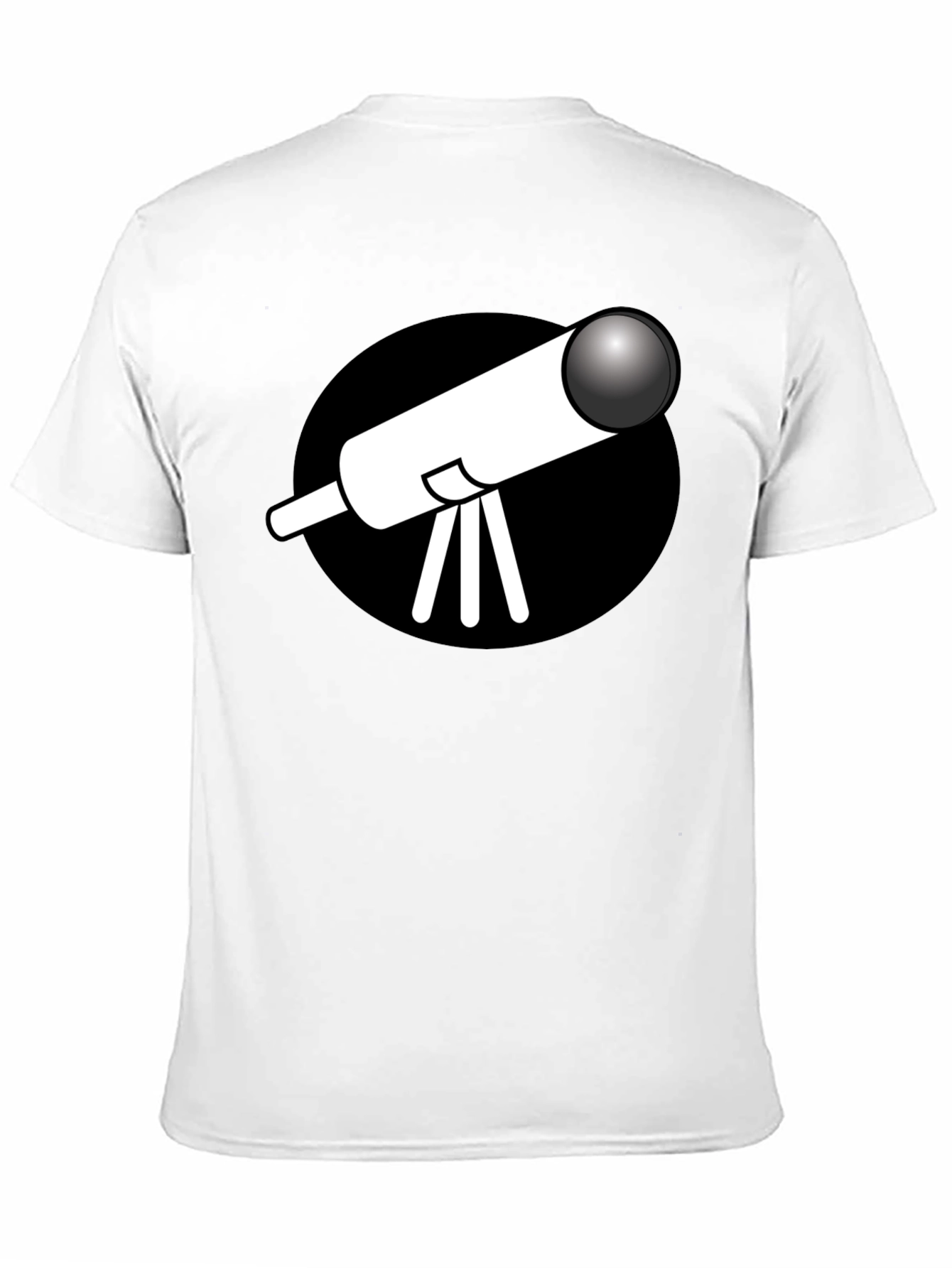 Telescope Graphic Black T-Shirt
