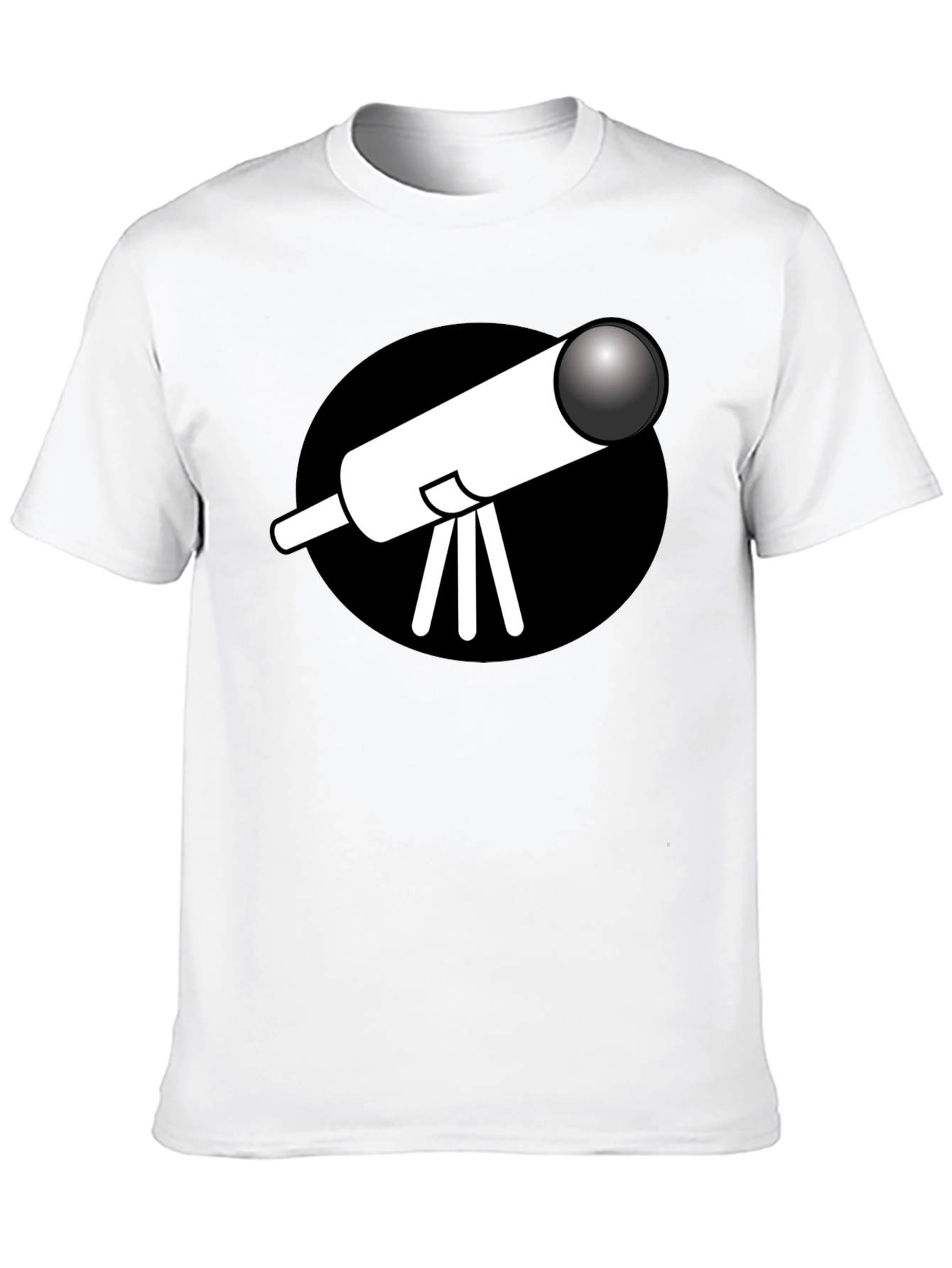 Telescope Graphic Black T-Shirt