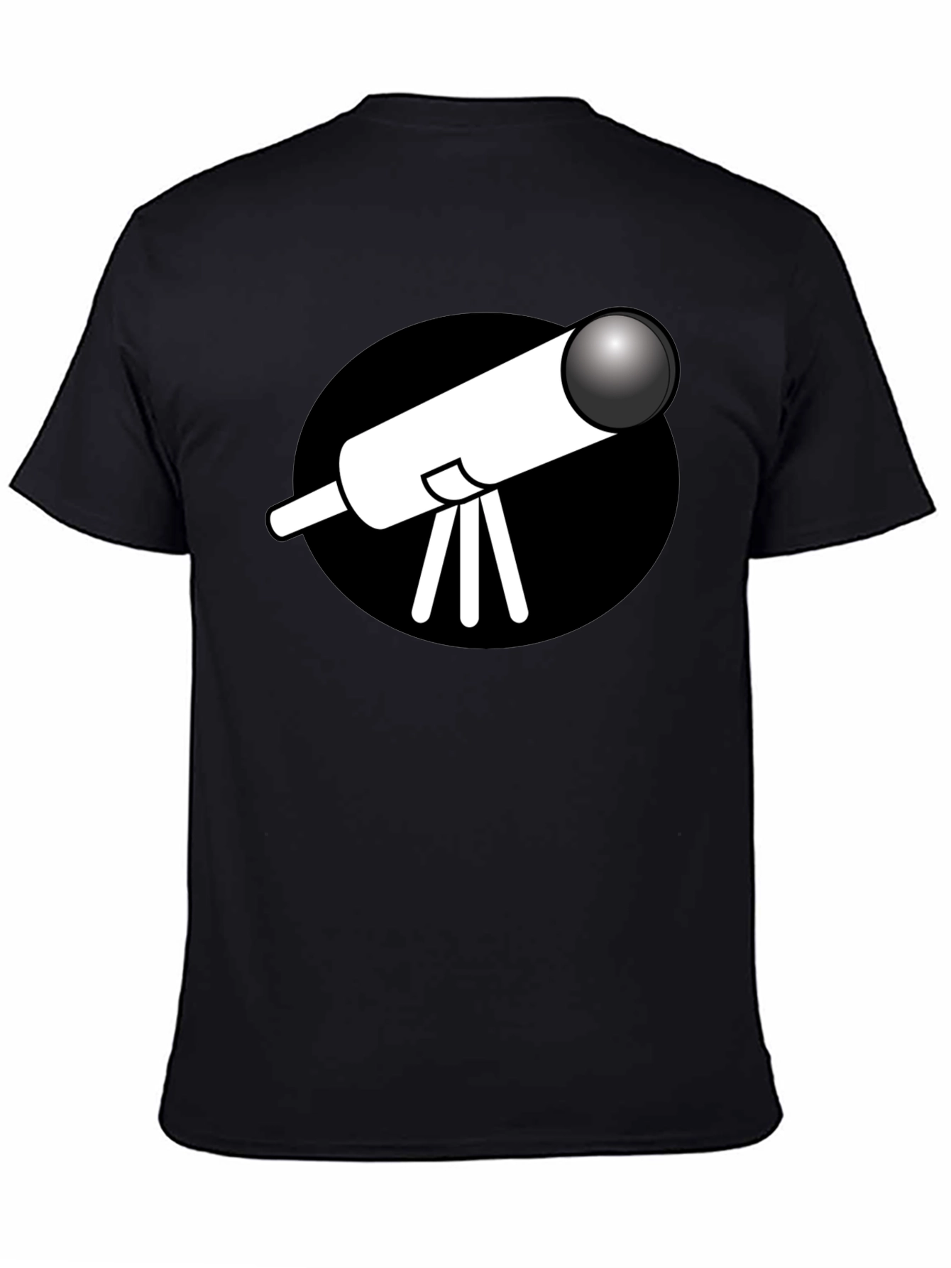 Telescope Graphic Black T-Shirt