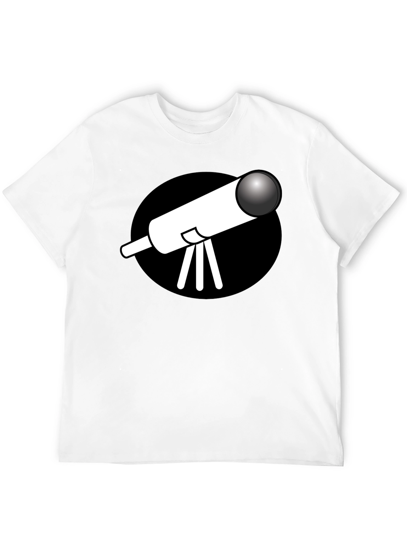 Telescope Graphic Black T-Shirt