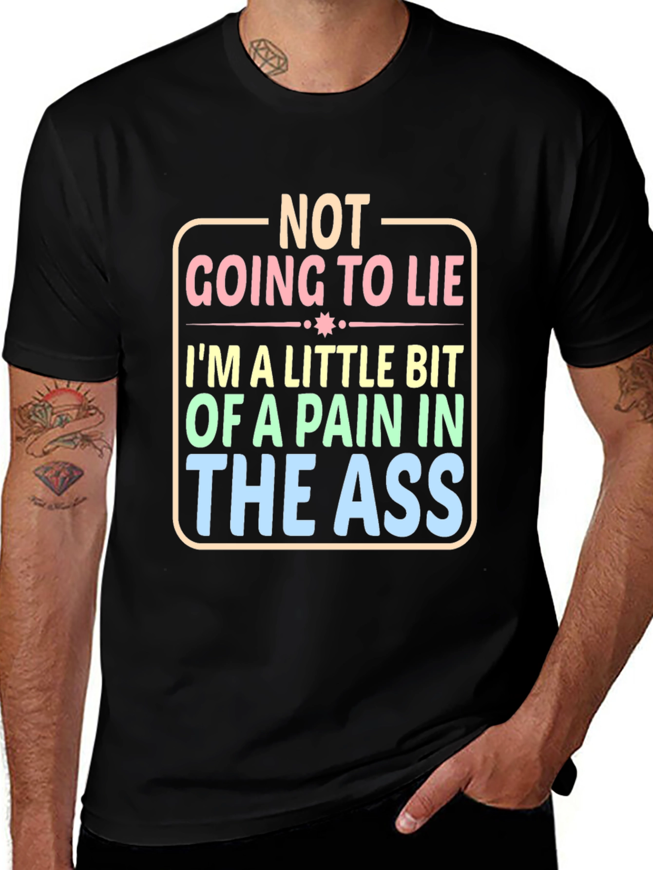 Not Going to Lie Funny Graphic Tee