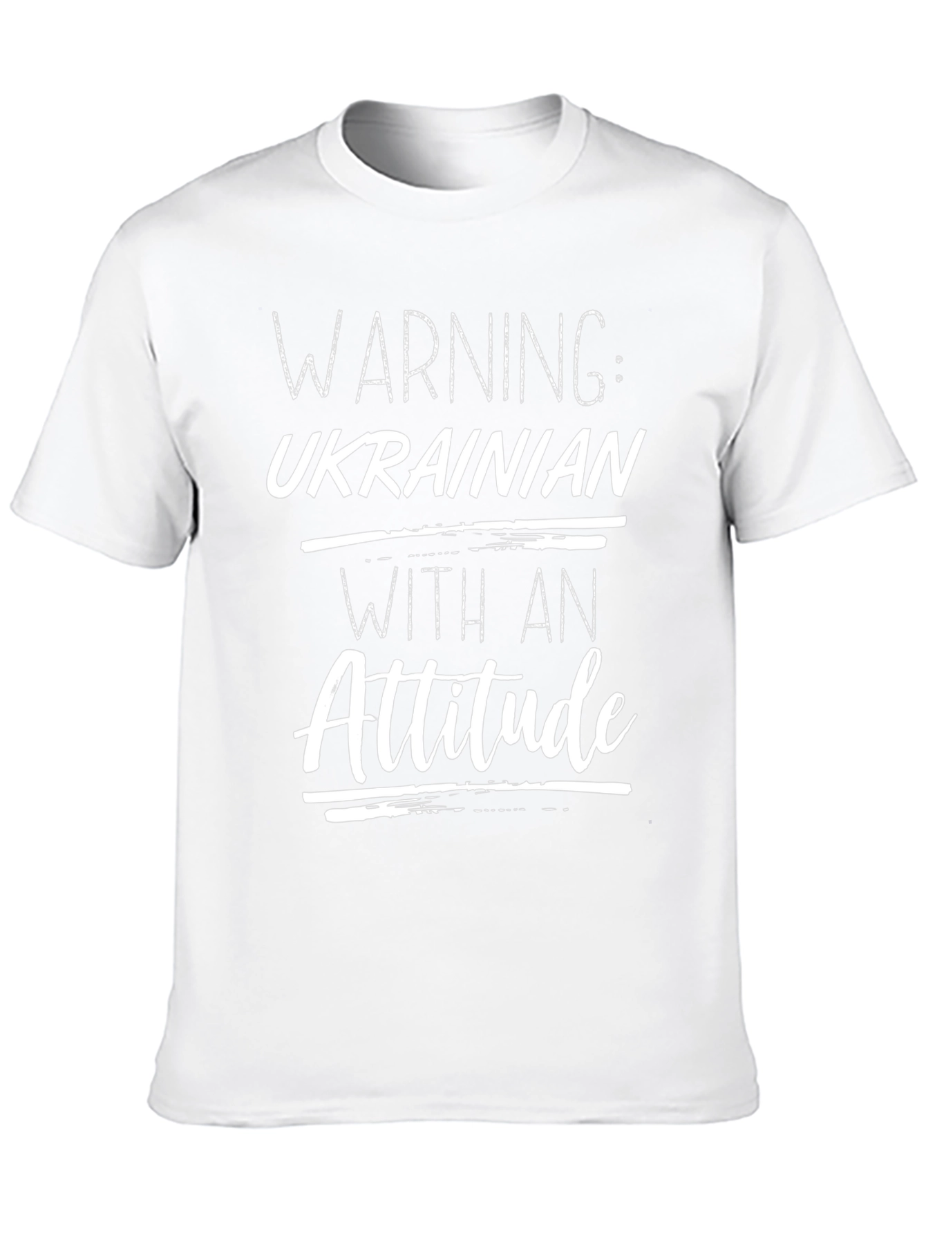 Warning Ukrainian Attitude T-Shirt