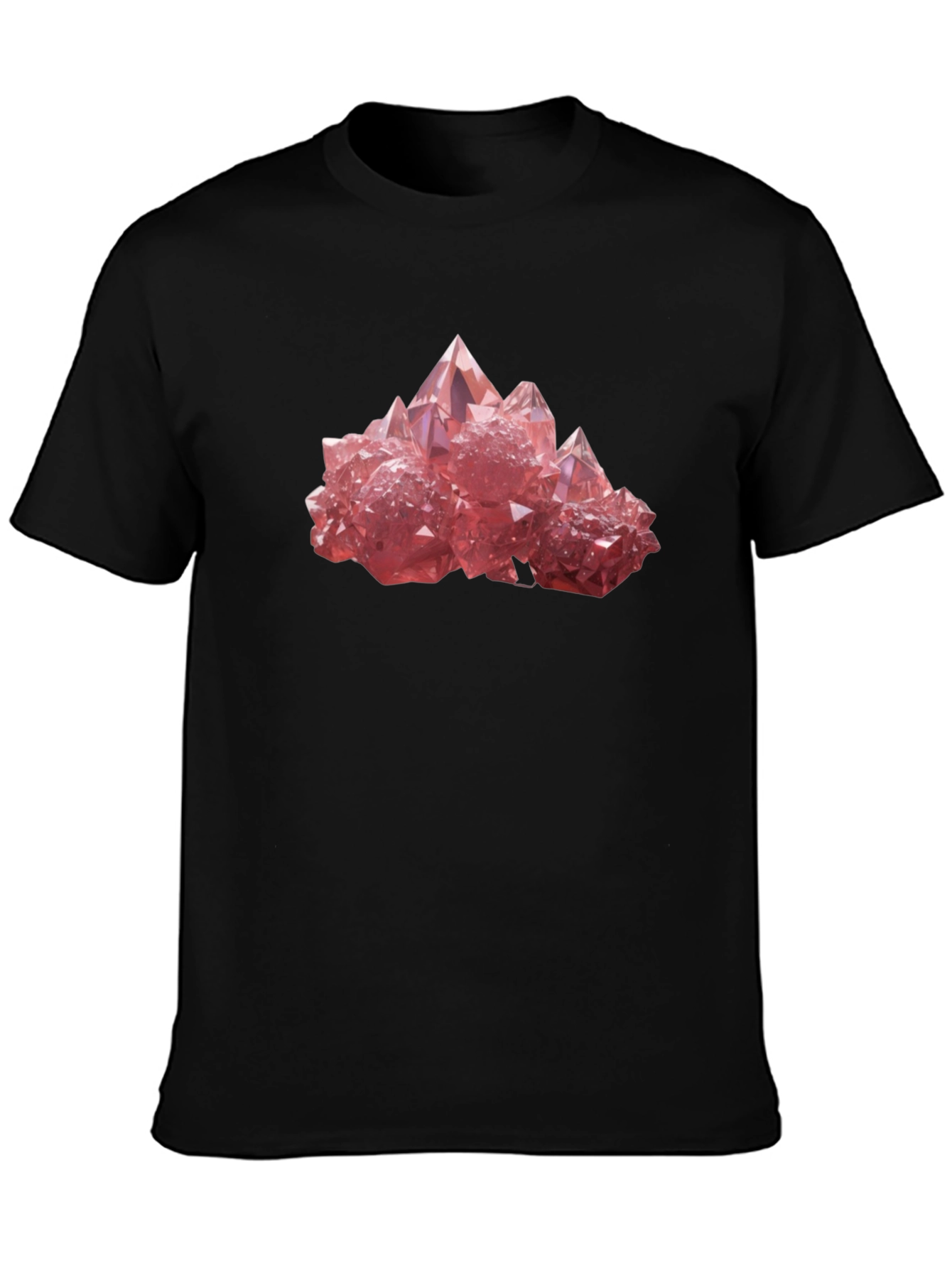 Crystals Graphic Tee - Black