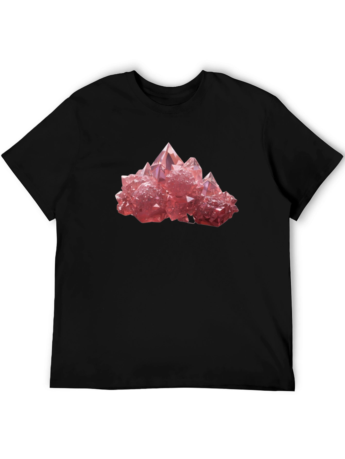 Crystals Graphic Tee - Black