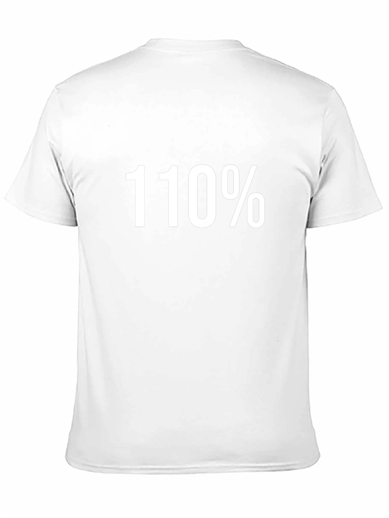 110% Graphic Tee - Black Cotton Blend