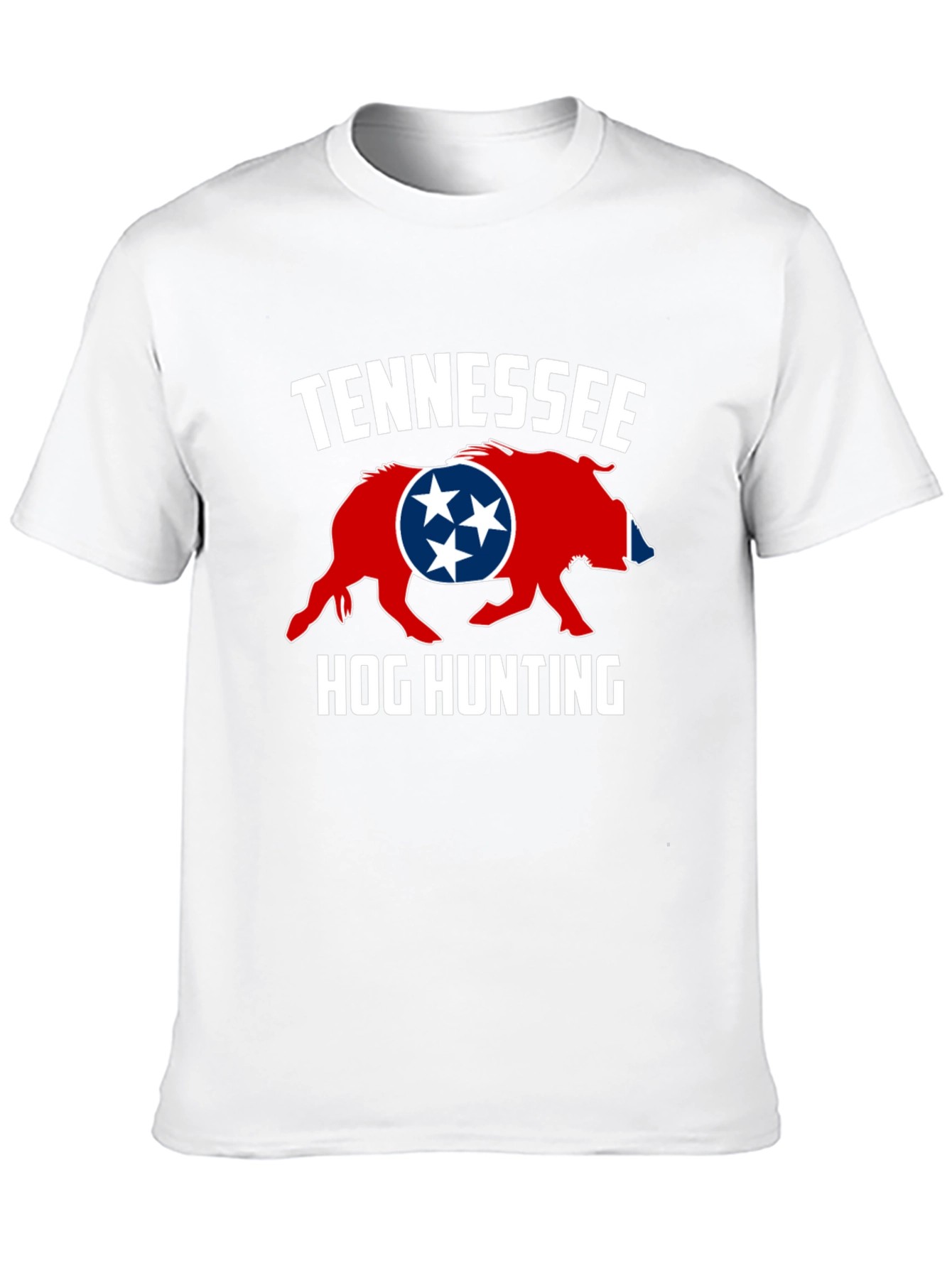Tennessee Hog Hunting T-Shirt - Mens Black Tee