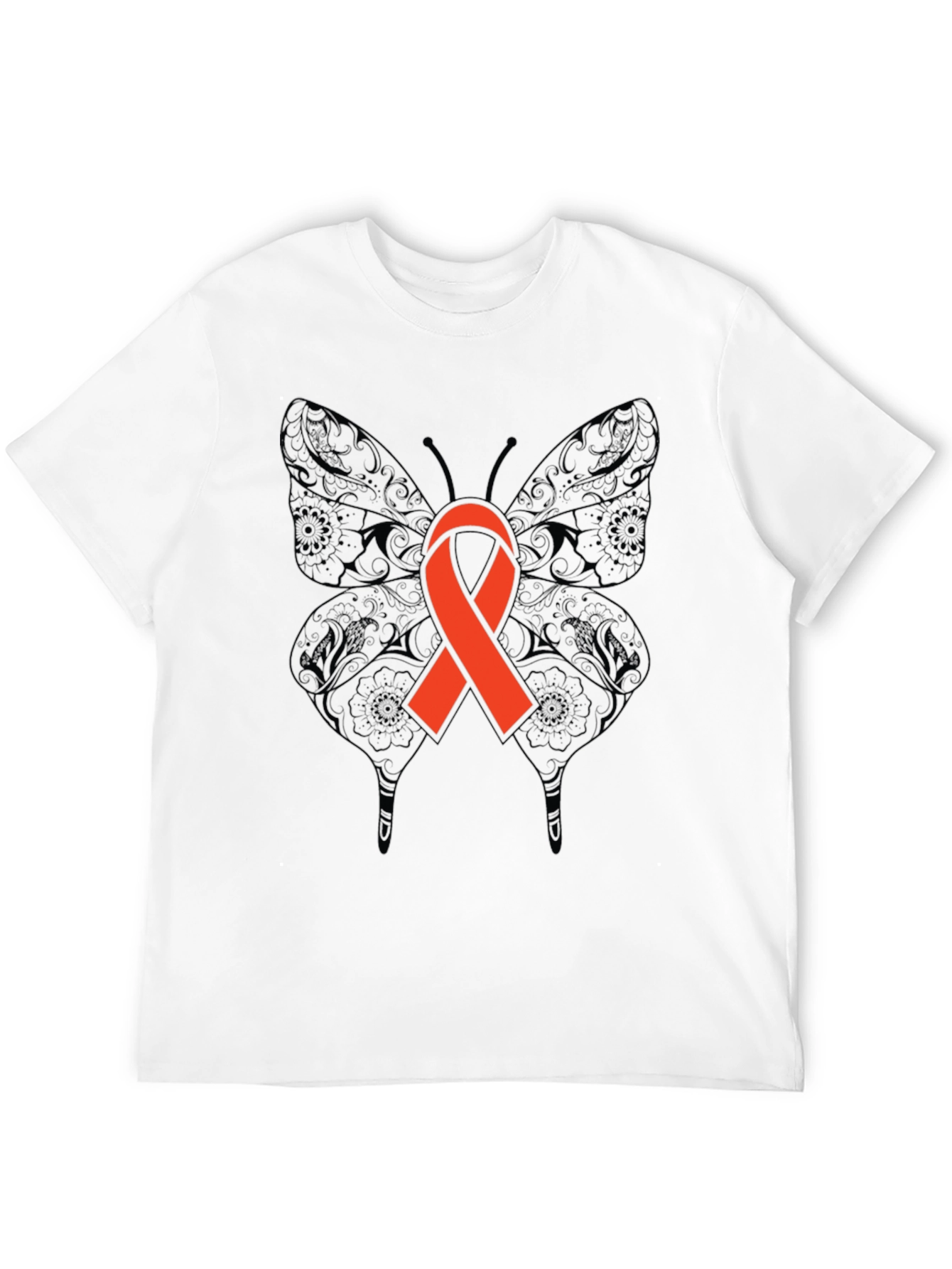 Butterfly Awareness Ribbon Graphic Tee