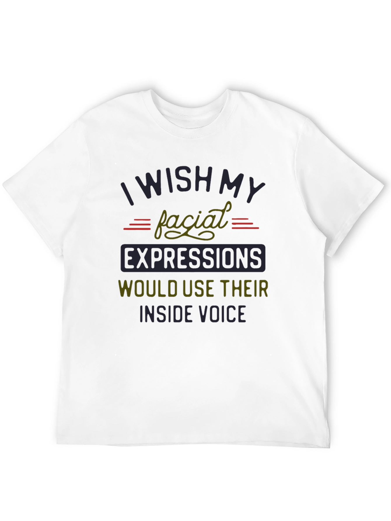 Humorous Graphic Tee - Inside Voice