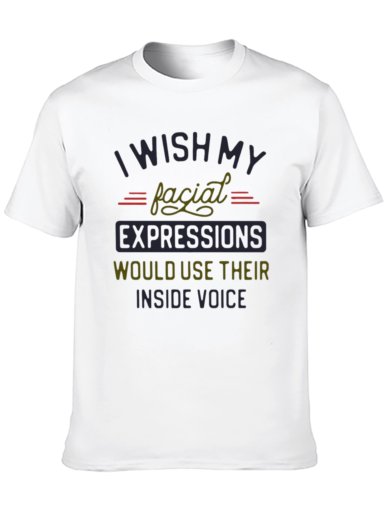 Humorous Graphic Tee - Inside Voice