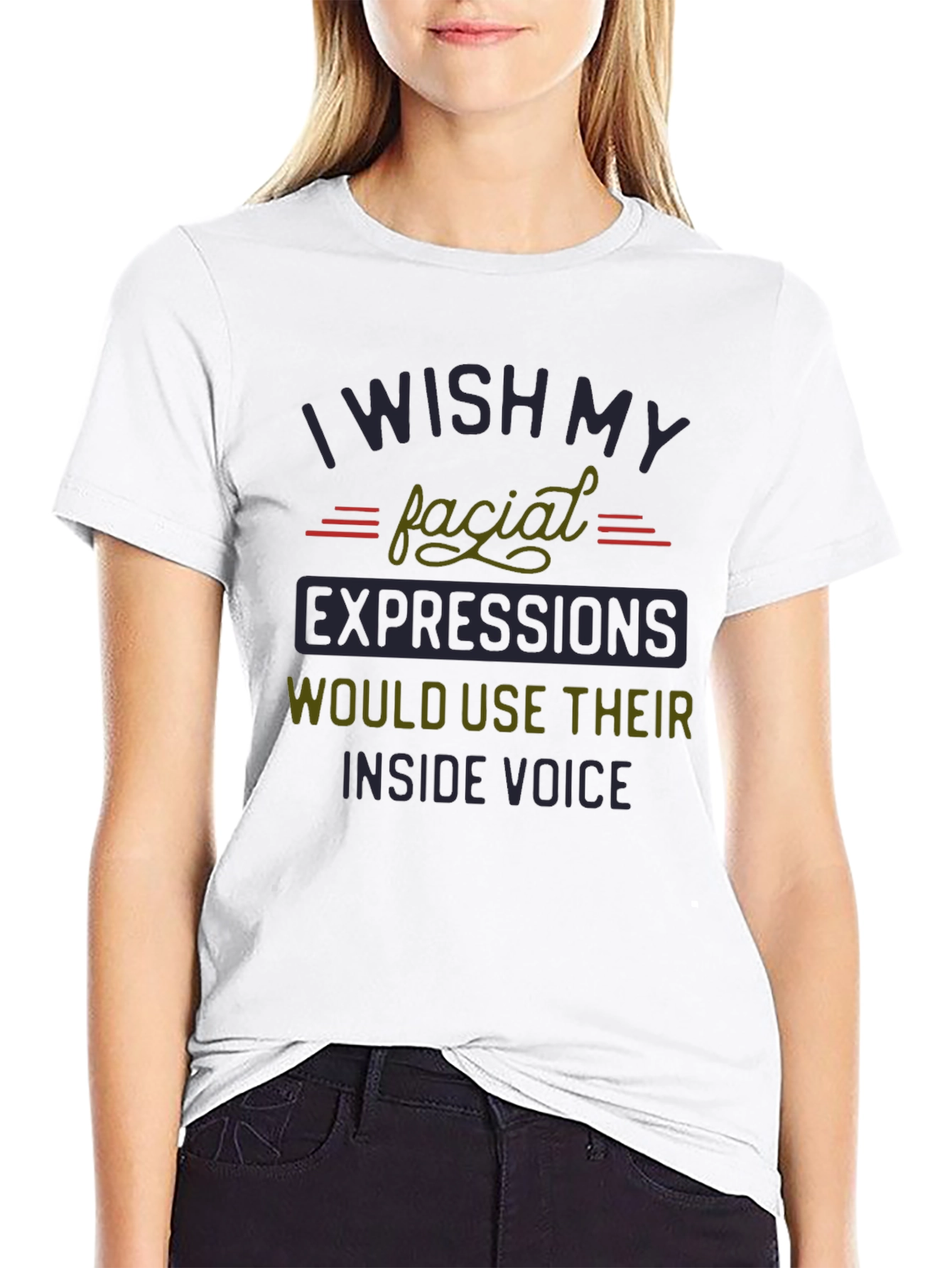 Humorous Graphic Tee - Inside Voice