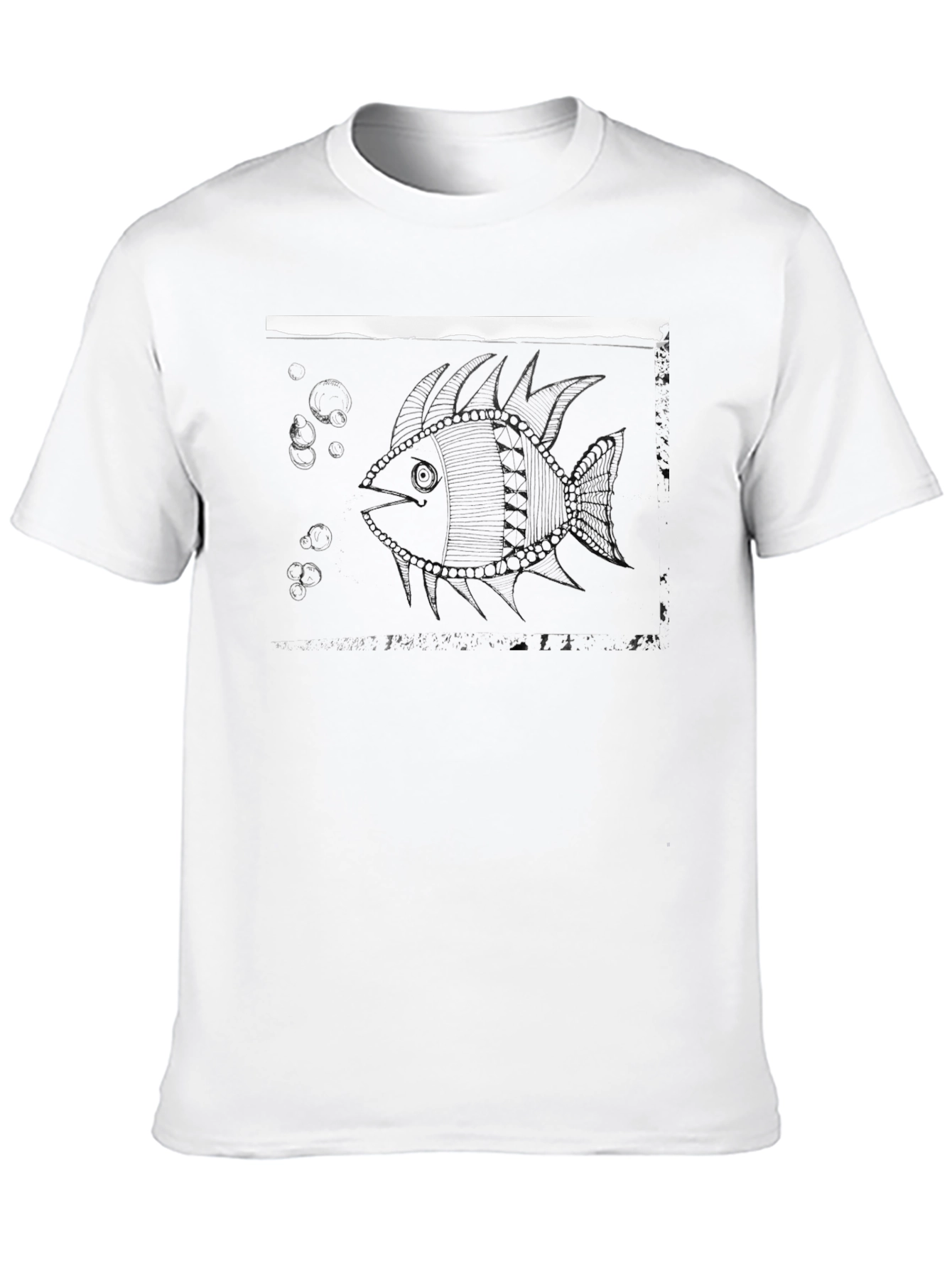 Black Fish Graphic Tee - Mens Style